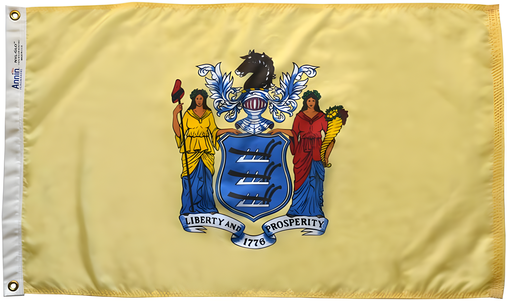 Nylglo New Jersey State Flag,3x5 Ft 143660