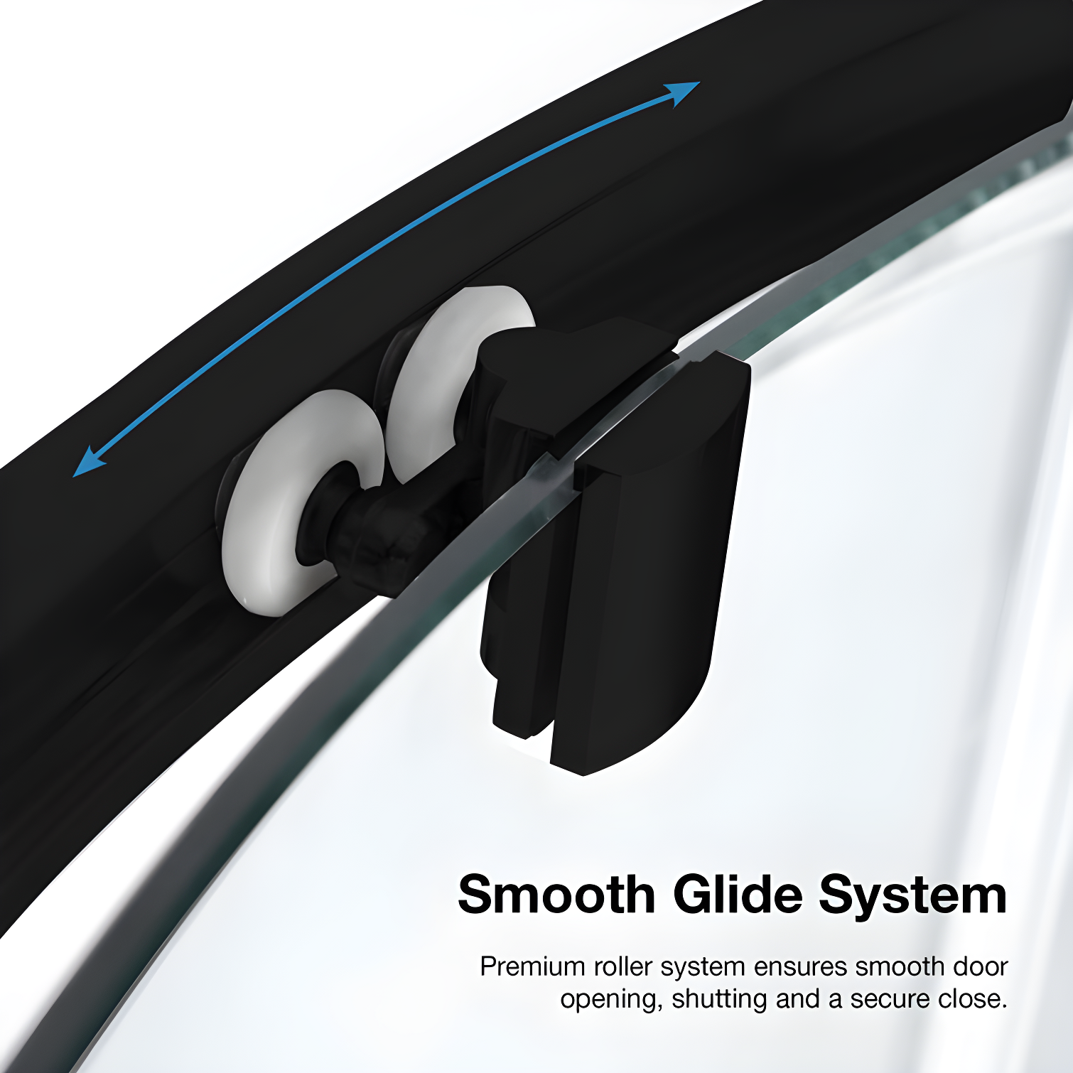 OVE Decors Breeze 33 in. Round Shower Kit w/ Clear, Base, Wall