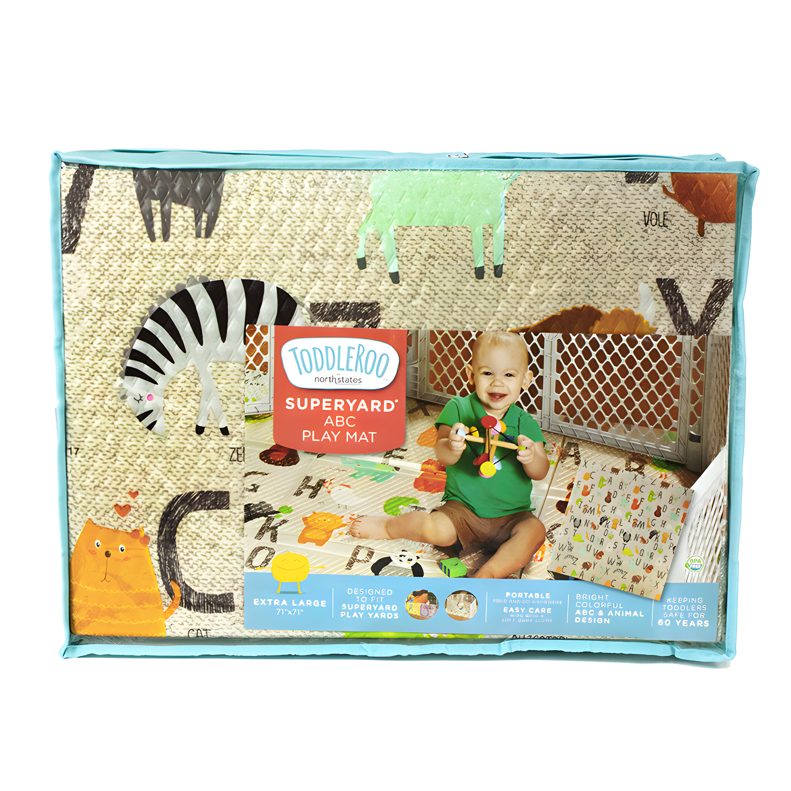 Toddleroo by North States Superyard 6.5'' L Foam Playmat