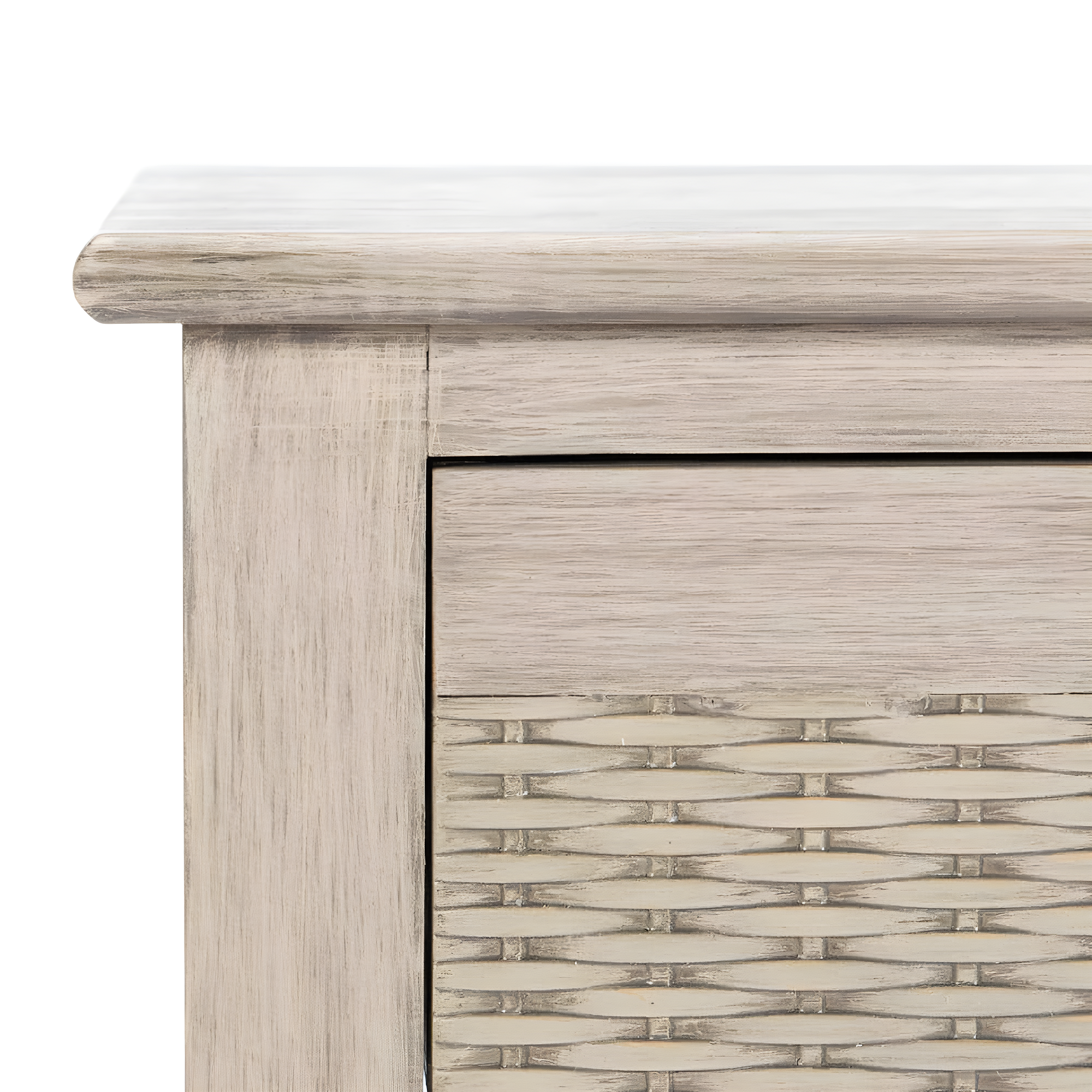 Landers 3 Drawer Console Table - Greige - Safavieh