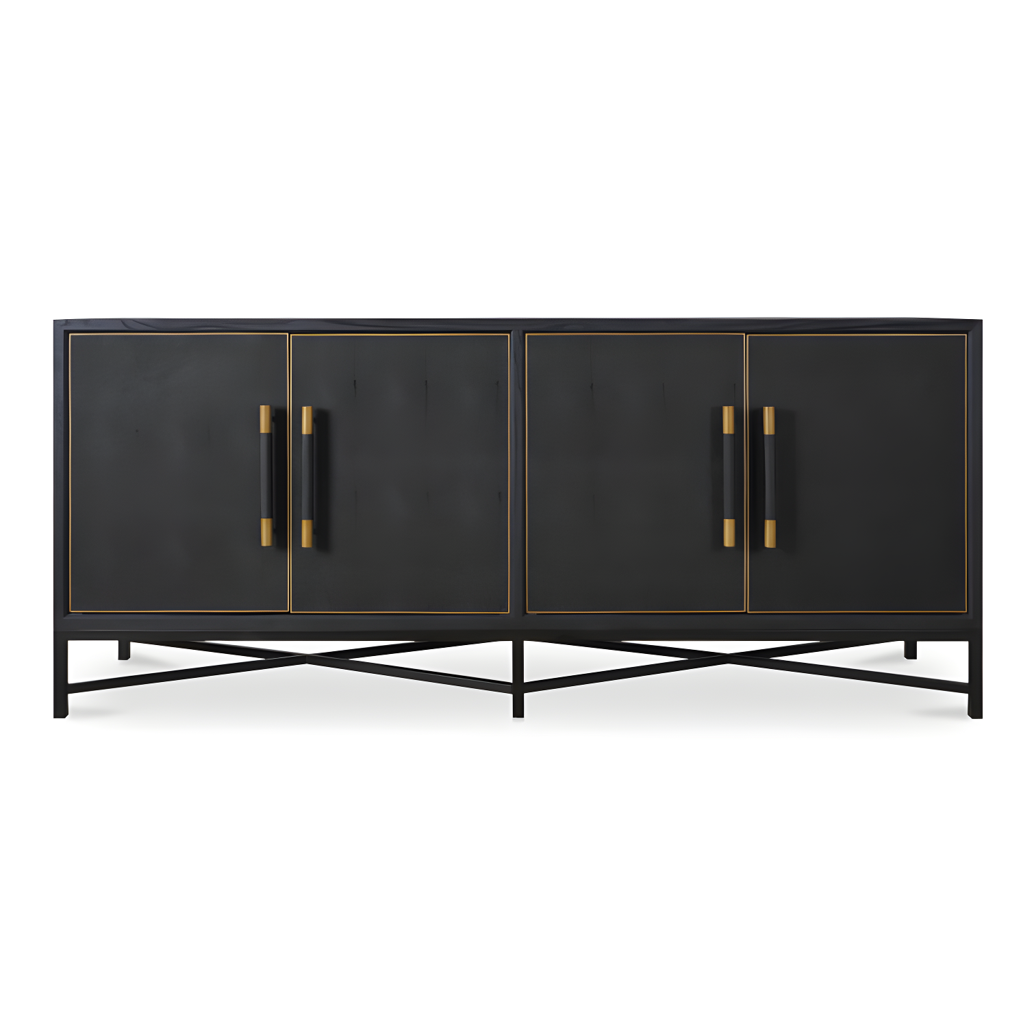 Meera 76" Wide Wood Sideboard