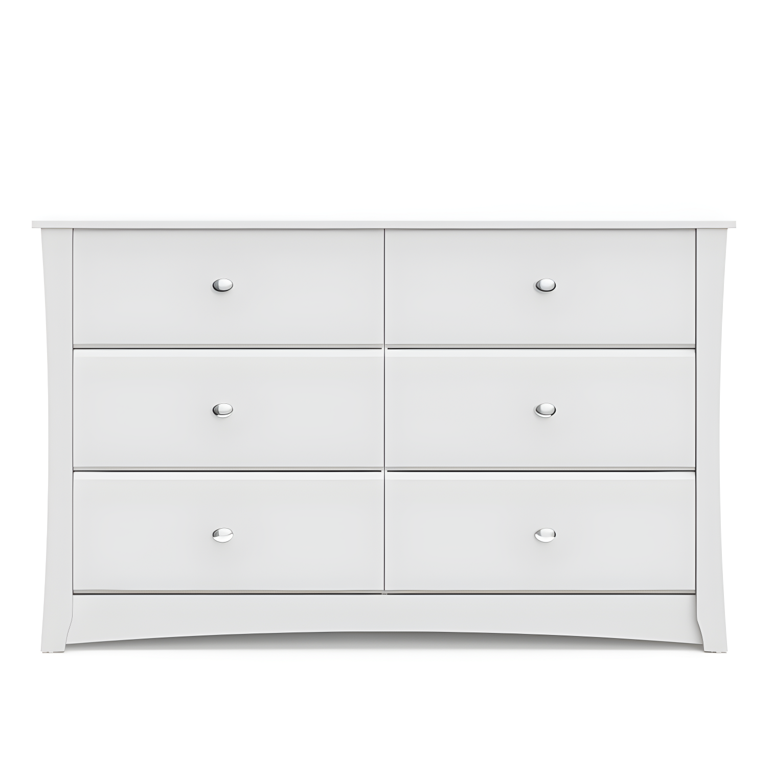 Crescent 6 Drawer Double Dresser