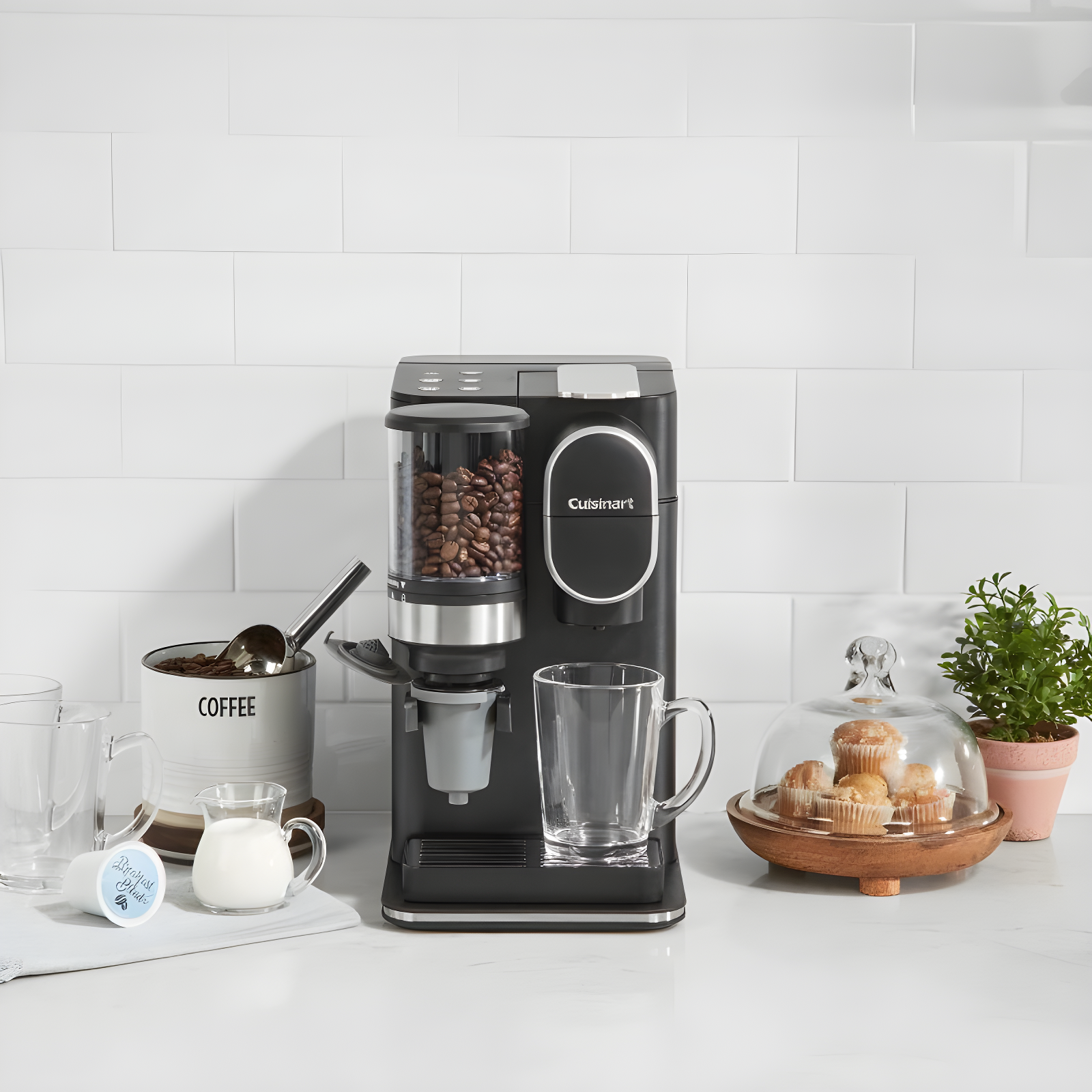 Cuisinart ® Grind & Brew ™ Single-Serve Coffee Maker