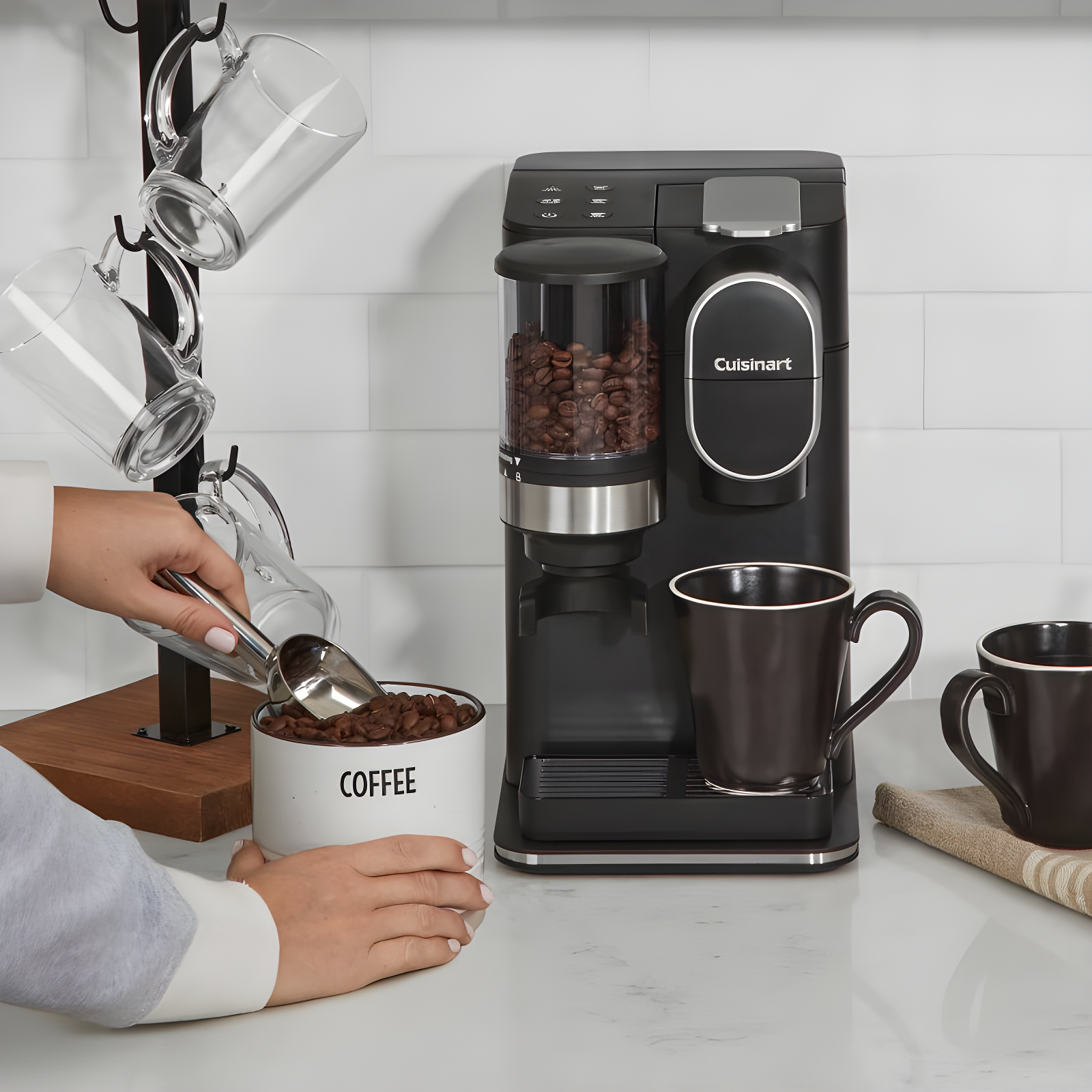 Cuisinart ® Grind & Brew ™ Single-Serve Coffee Maker