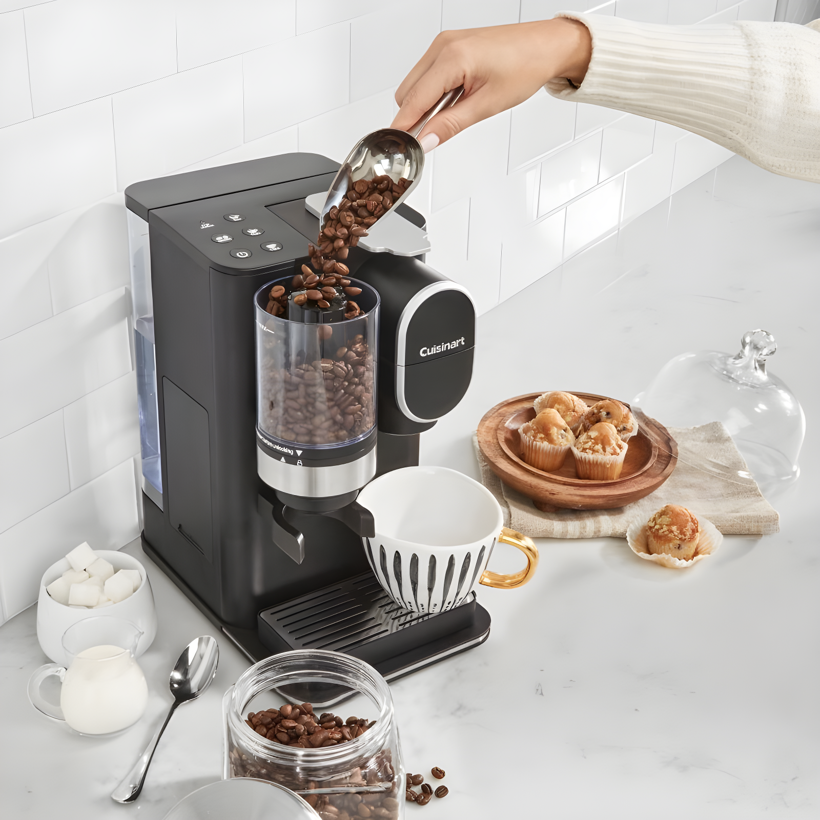 Cuisinart ® Grind & Brew ™ Single-Serve Coffee Maker