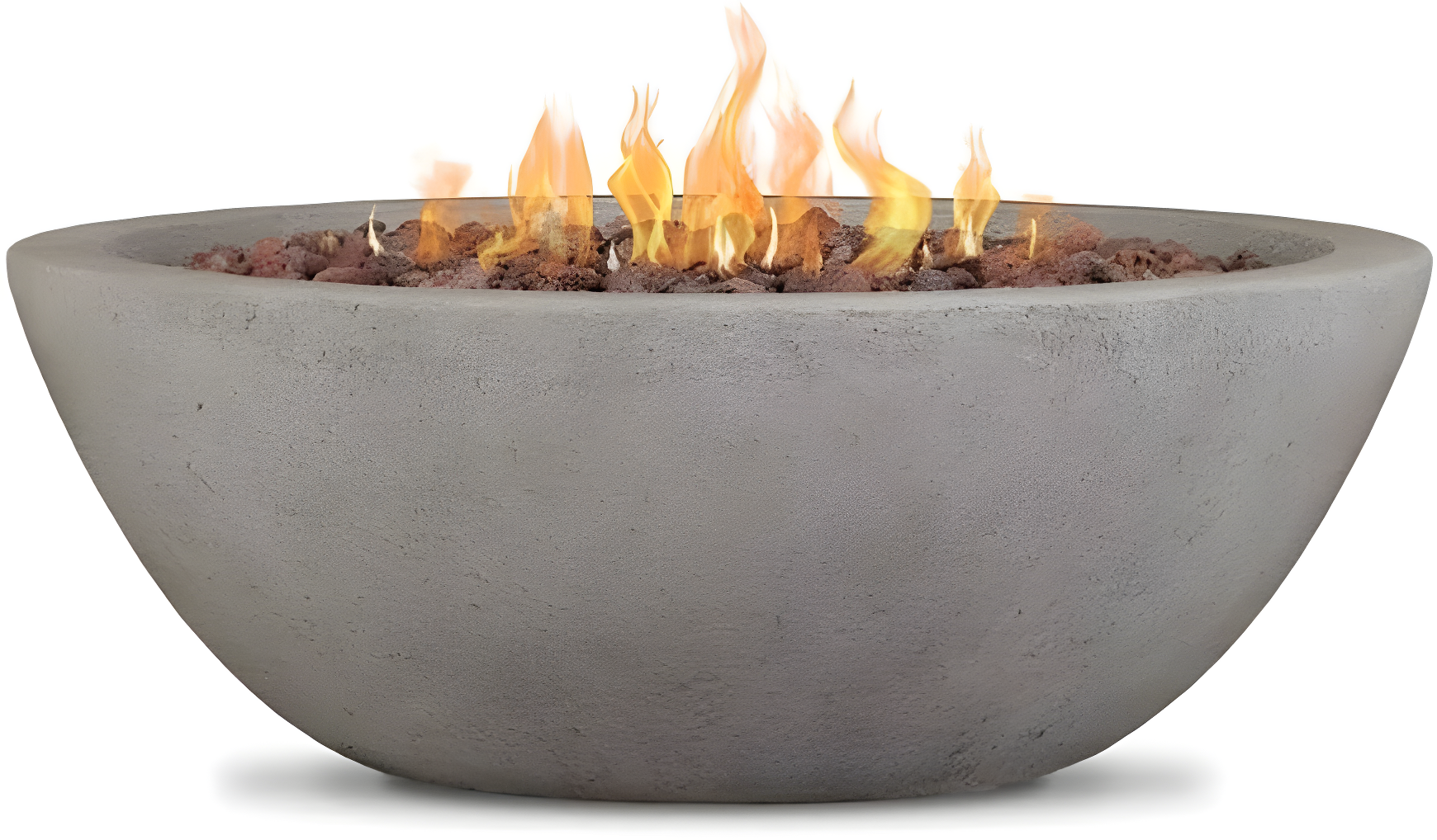 Fernanda Fire Bowl - Gray / Round