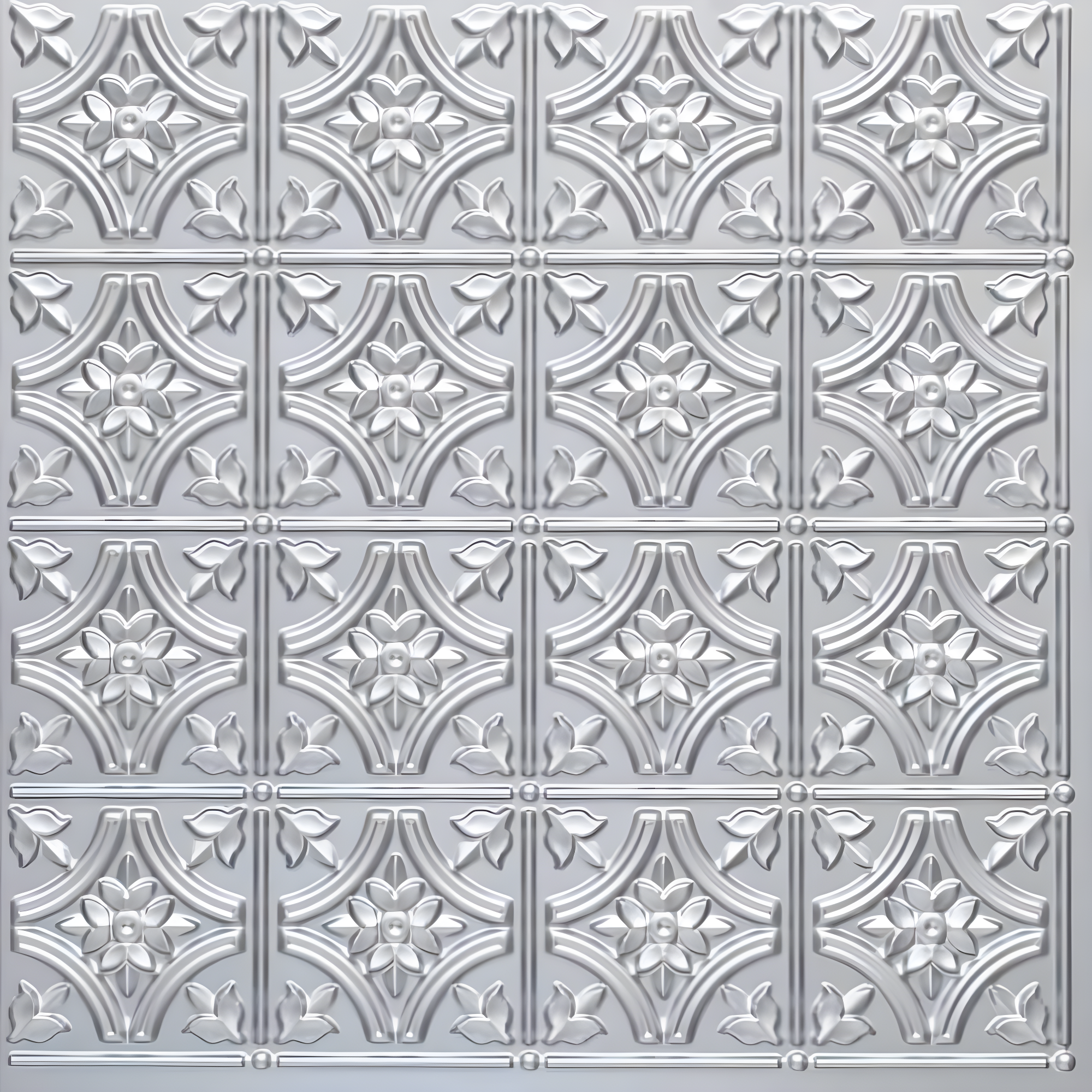 FromPlainToBeautifulInHours Gothic Reims 2 Ft. X 2 Ft. Drop-In Or Glue-Up PVC Ceiling Tile (Set of 10)