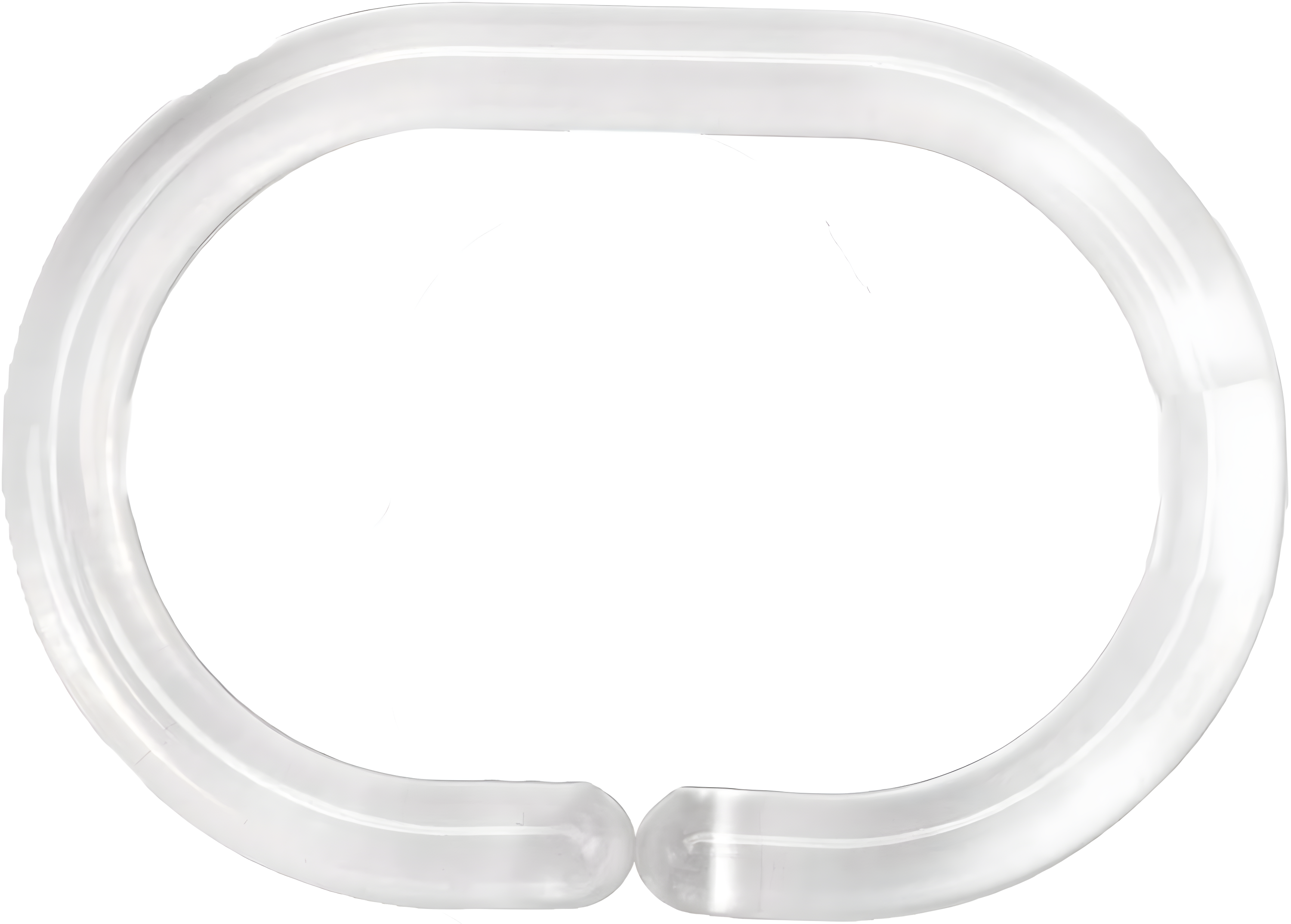 Evideco Solid Plastic Shower Curtain Hooks Rings & Reviews | Wayfair