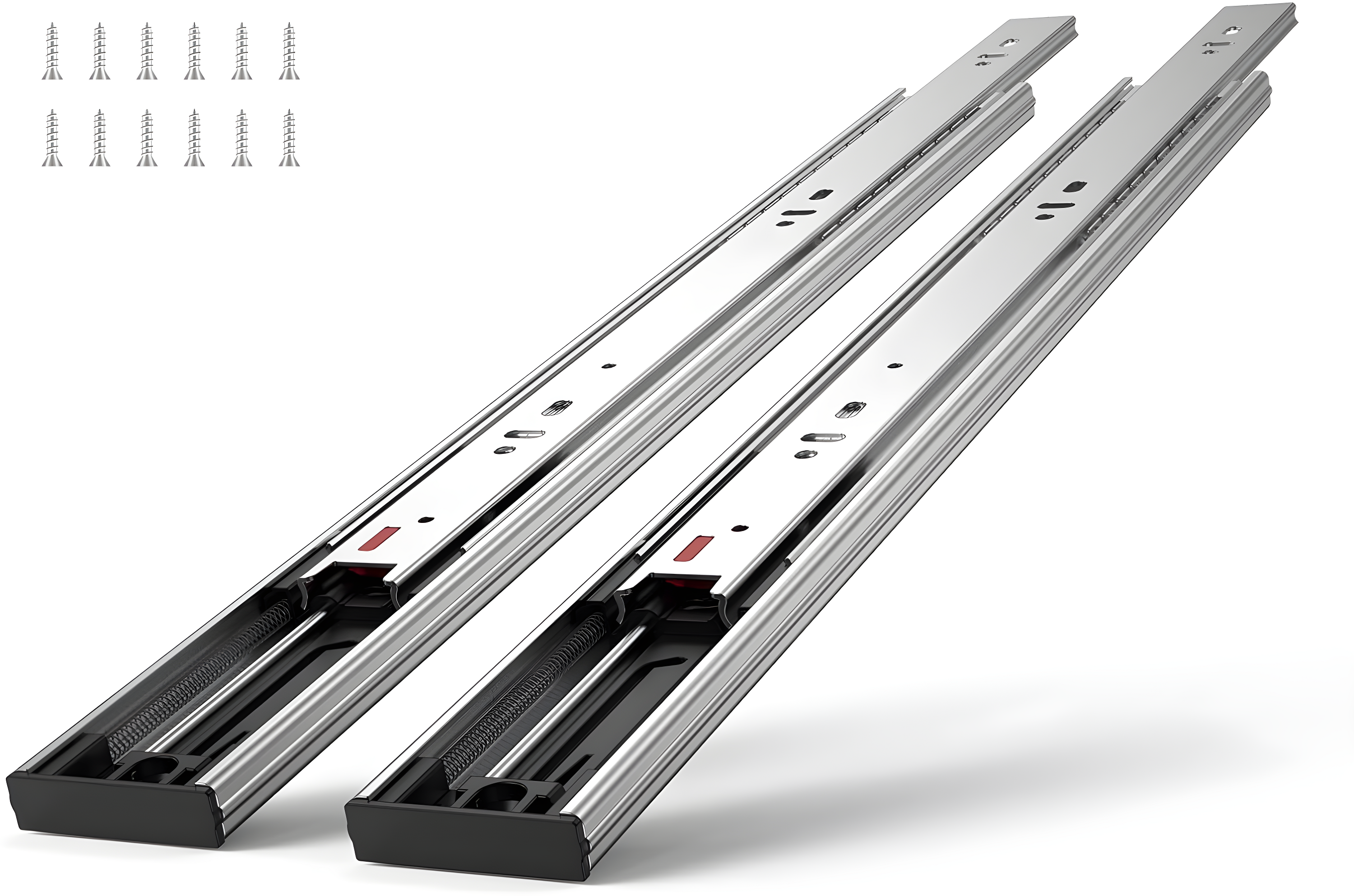 Full Extension 1.77'' Soft Close Side Mount Metal Drawer Slide (Set of 10)