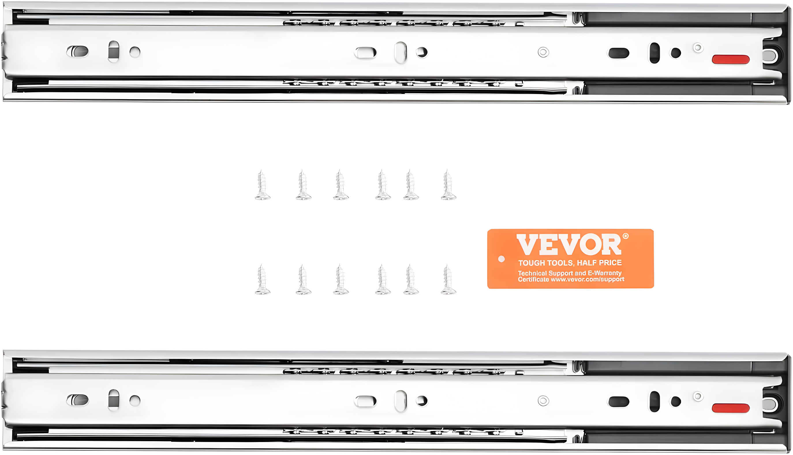Full Extension 1.77'' Soft Close Side Mount Metal Drawer Slide (Set of 10)