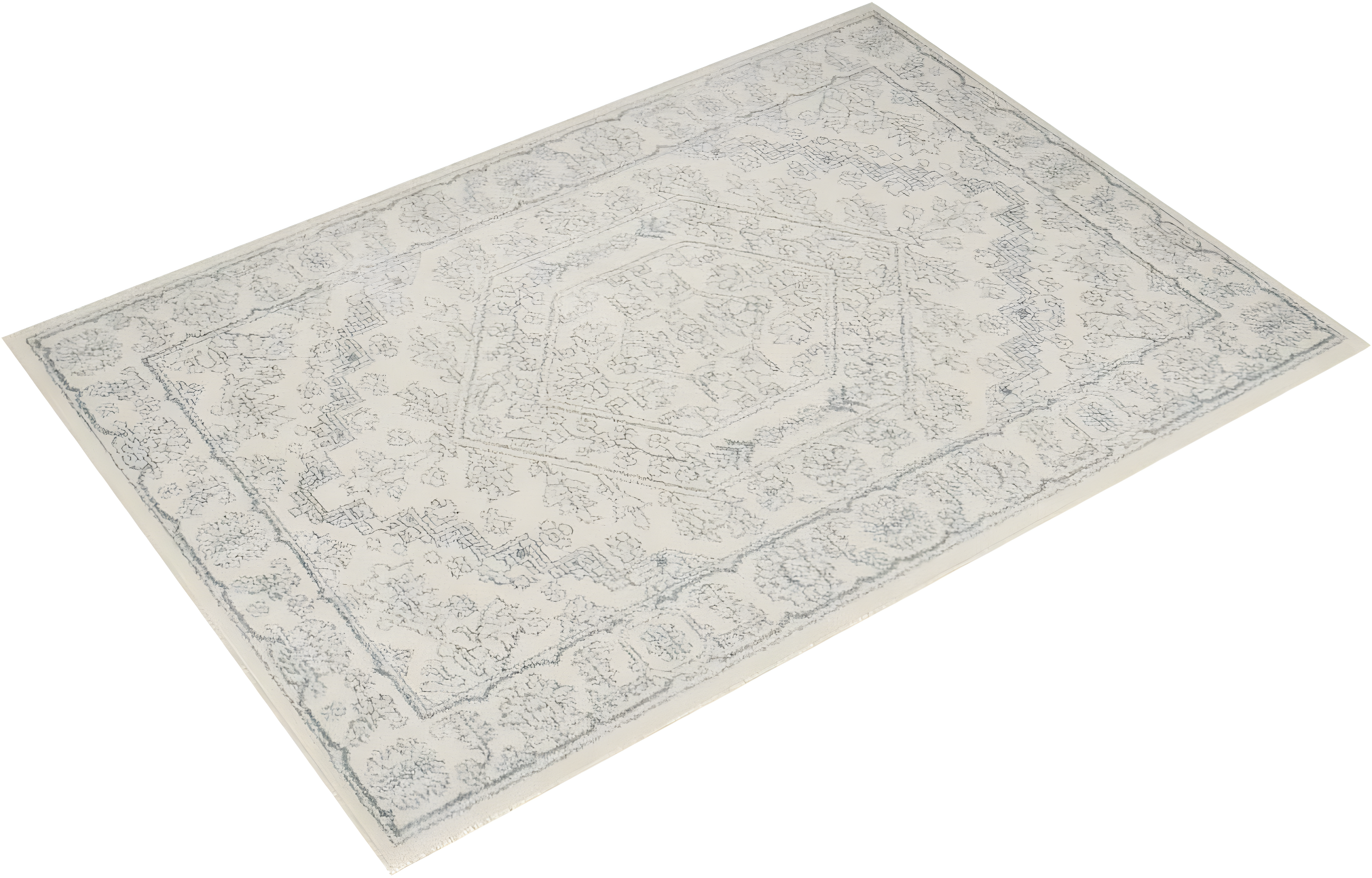 Adirondack ADR108 Power Loomed Area Rug - Ivory/Slate - 10'x14' - Safavieh.