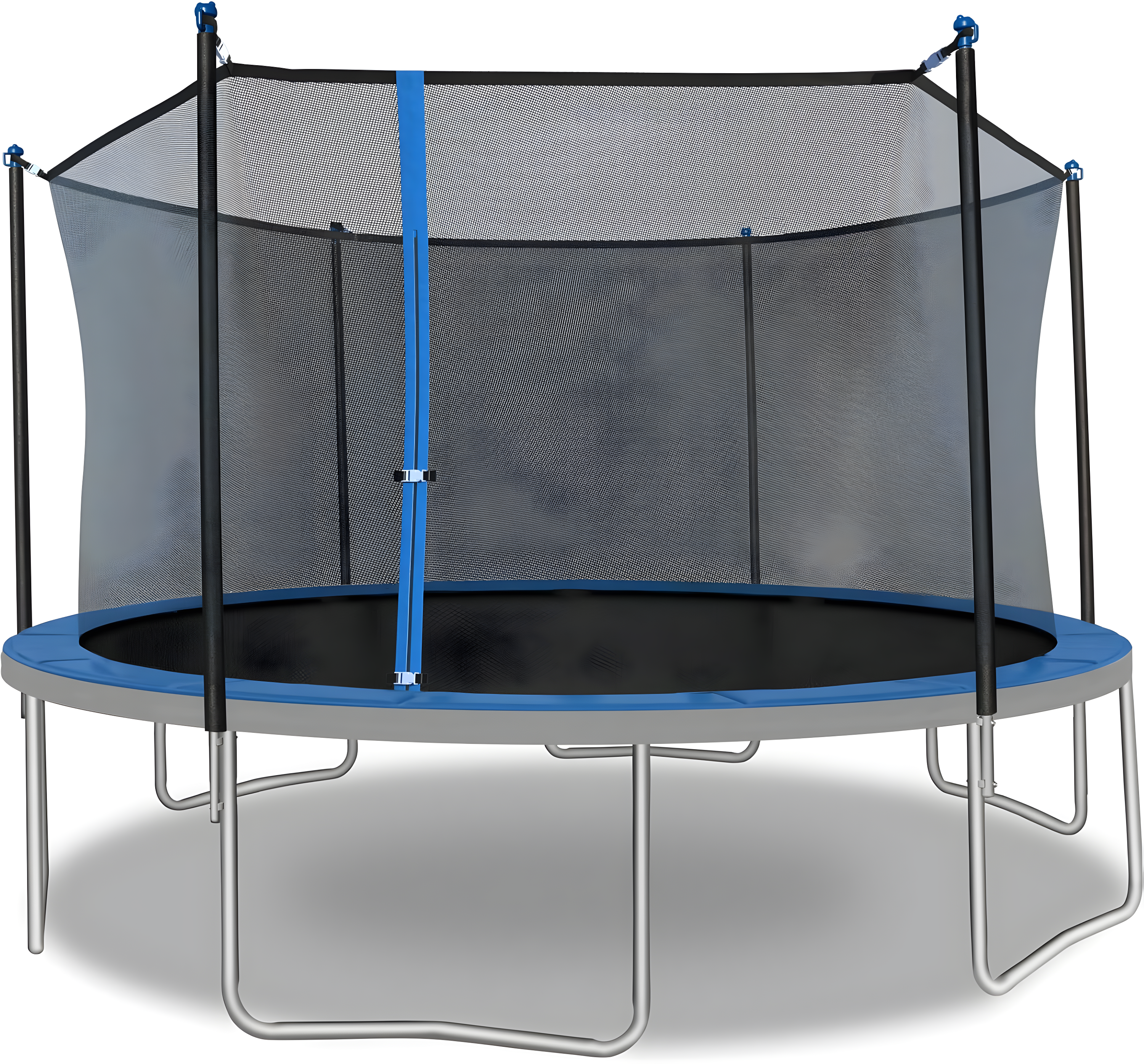 Sportspower TruJump 14' Round Trampoline with Safety Enclosure & with Lifetime Warranty on Jump Mat