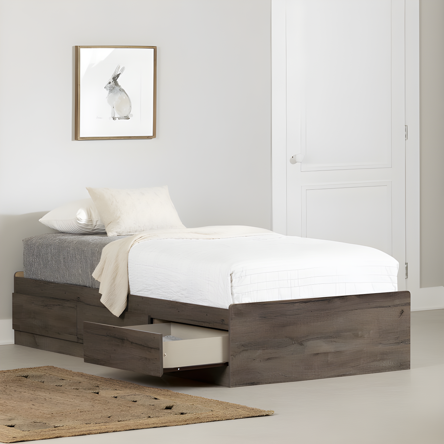Hazen Twin 3 Drawer Mate's & Captain's Bed by South Side Living