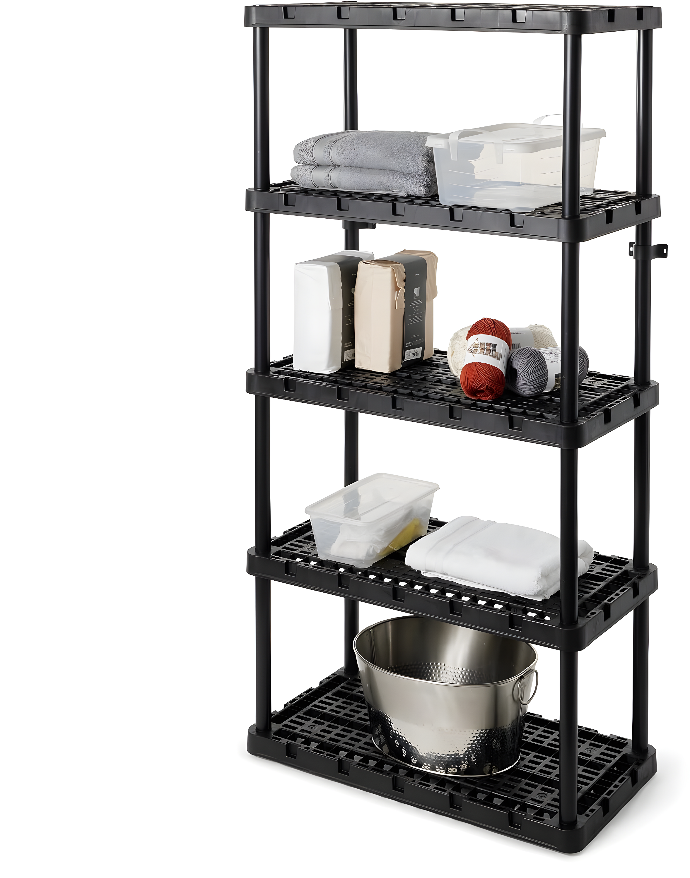 36'' W Plastic Shelving Unit