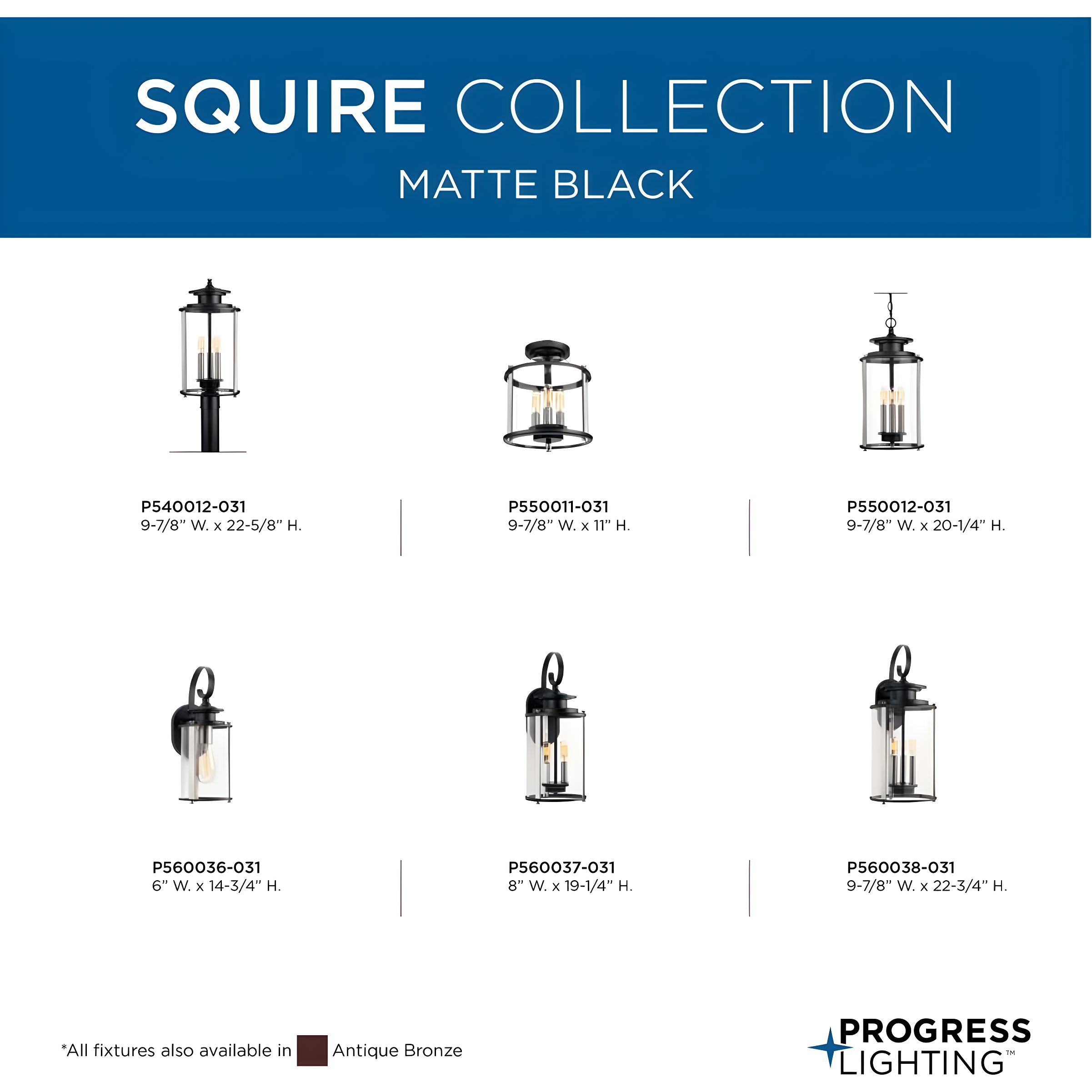 Progress Lighting P5391pc 7 Foot Aluminum Outdoor Light Post - Black