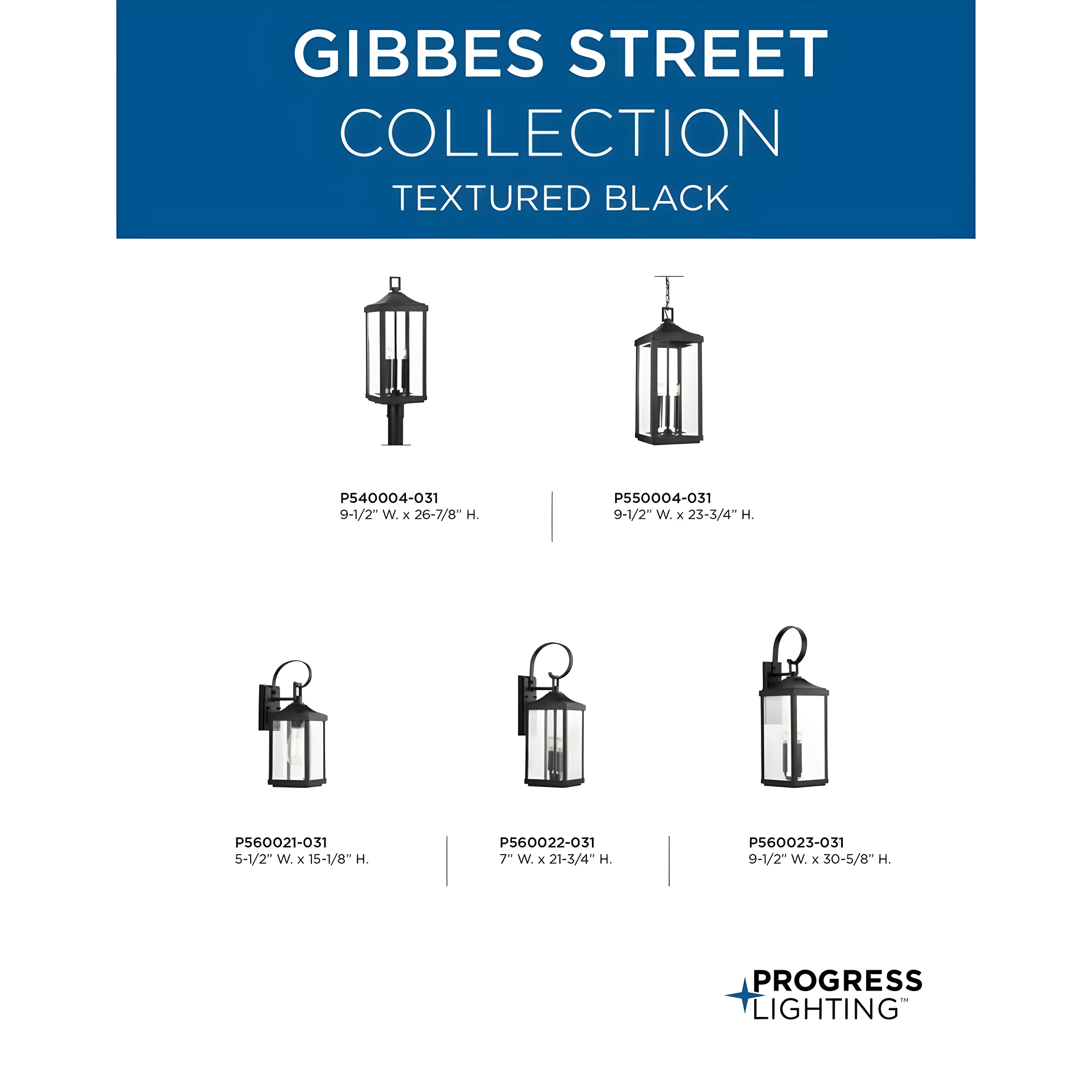 Progress Lighting P5391pc 7 Foot Aluminum Outdoor Light Post - Black