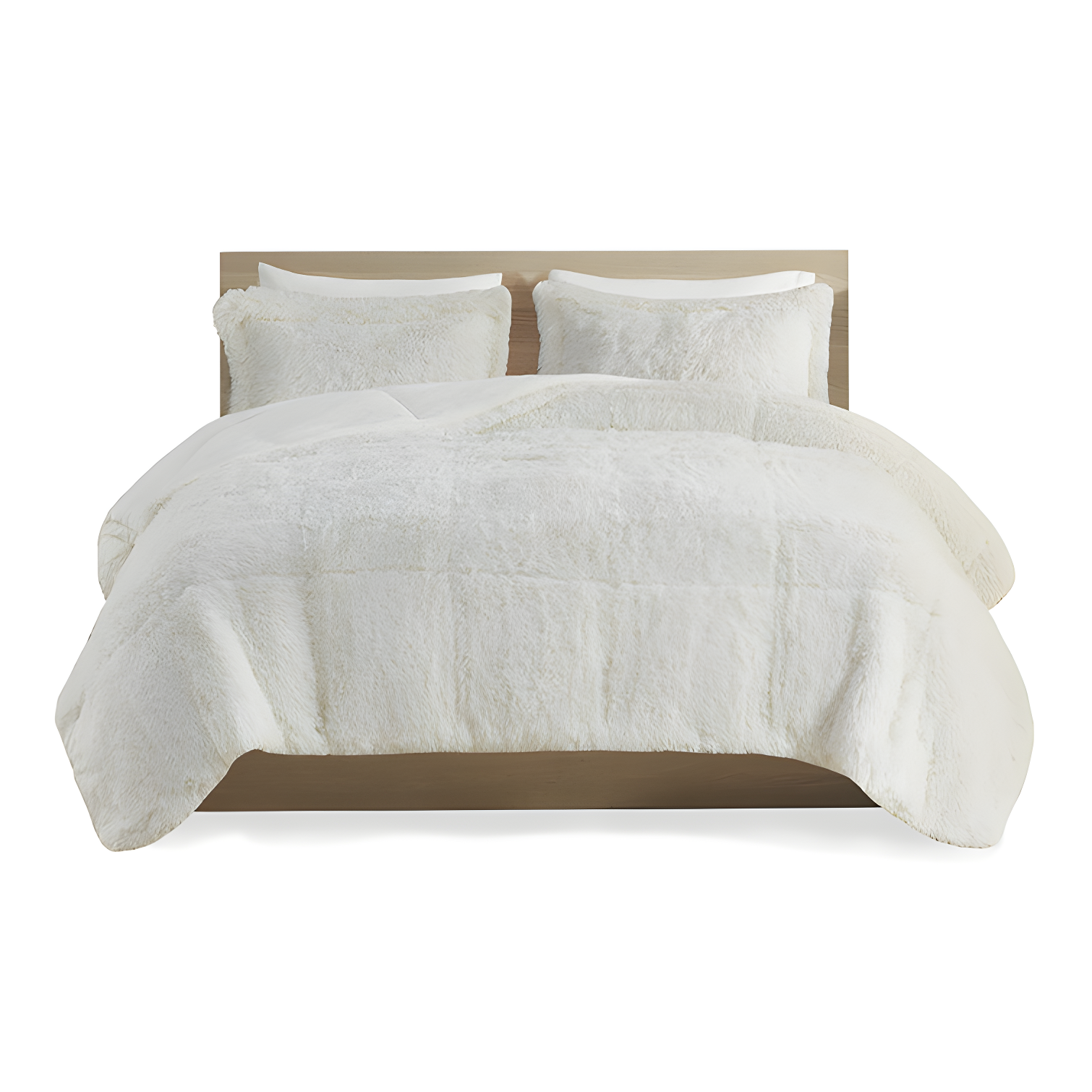 Intelligent Design Malea Shaggy Faux Fur Comforter Mini Set