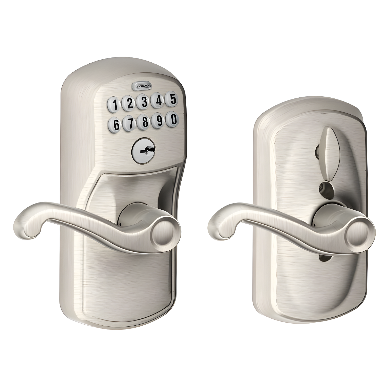 Plymouth Keyless Electronic Left Hand Door Lever
