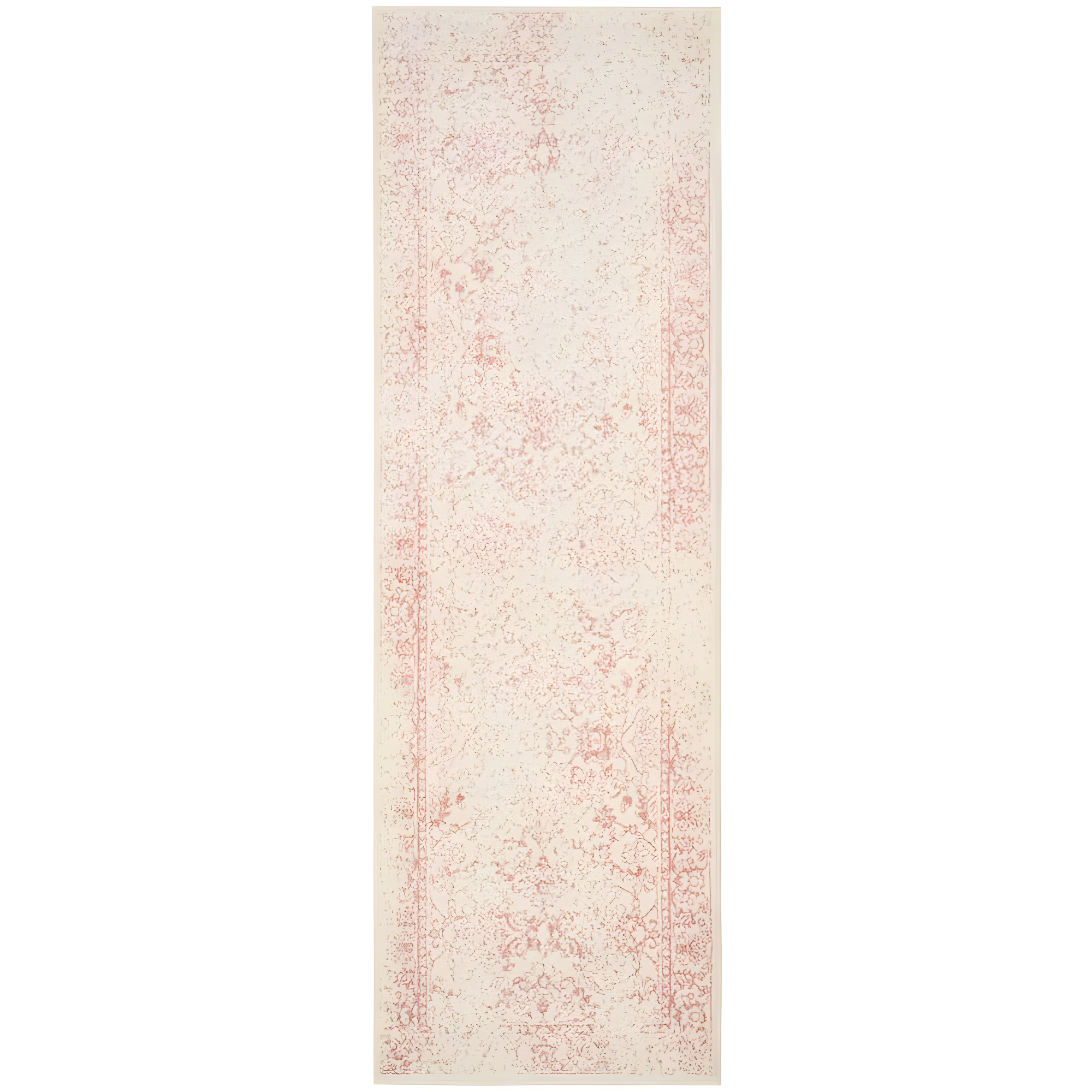 Adirondack ADR109 Machine Made Indoor Runner - Ivory/Rose - 2'6"x6' - Safavieh