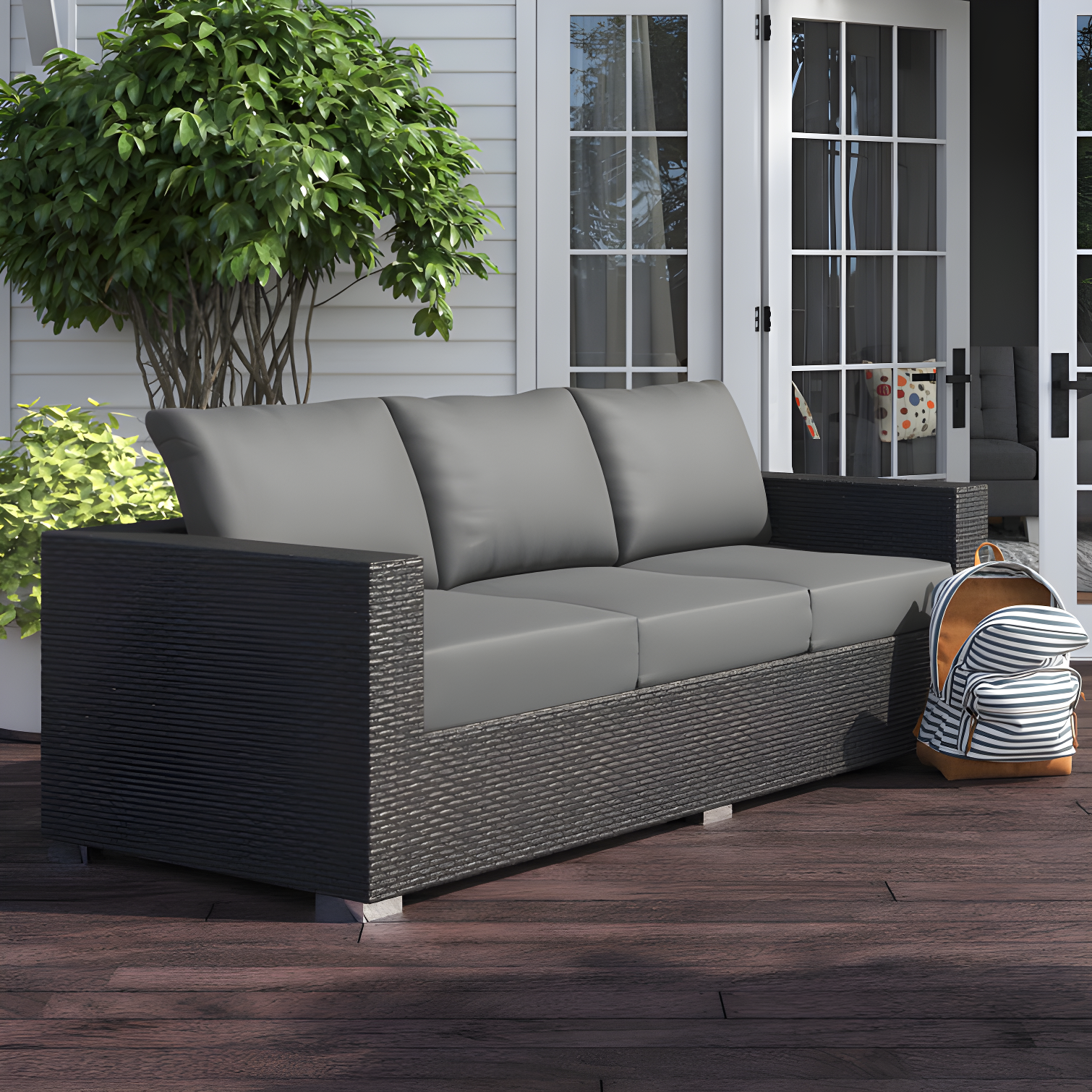 Modway Stopover Outdoor Patio Sunbrella Sofa