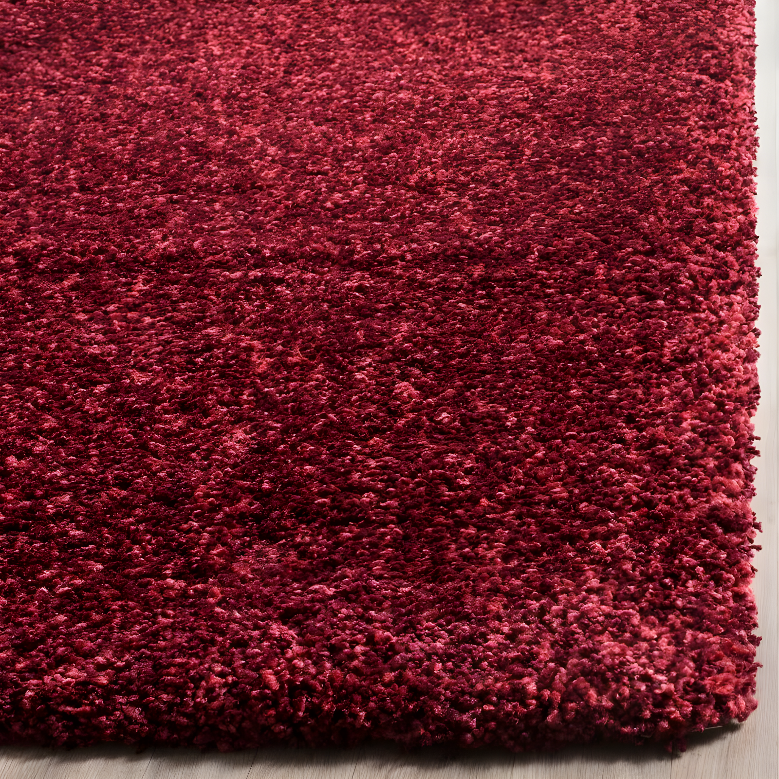 Shag SG151 Power Loomed Indoor Area Rug - Maroon - 4'x6' - Safavieh.