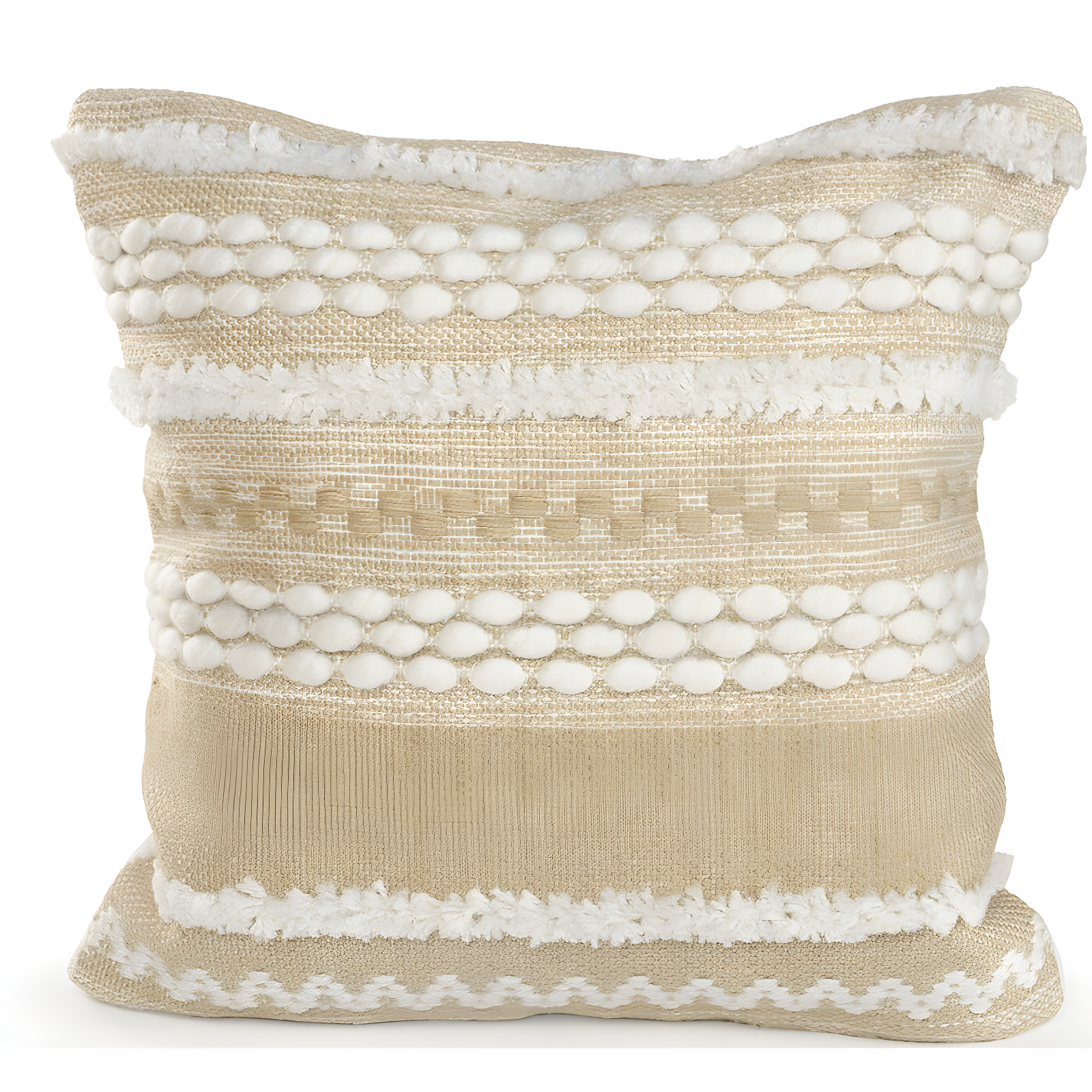 Beachcrest Home™ Hendren Textured Indoor/Outdoor Throw Pillow