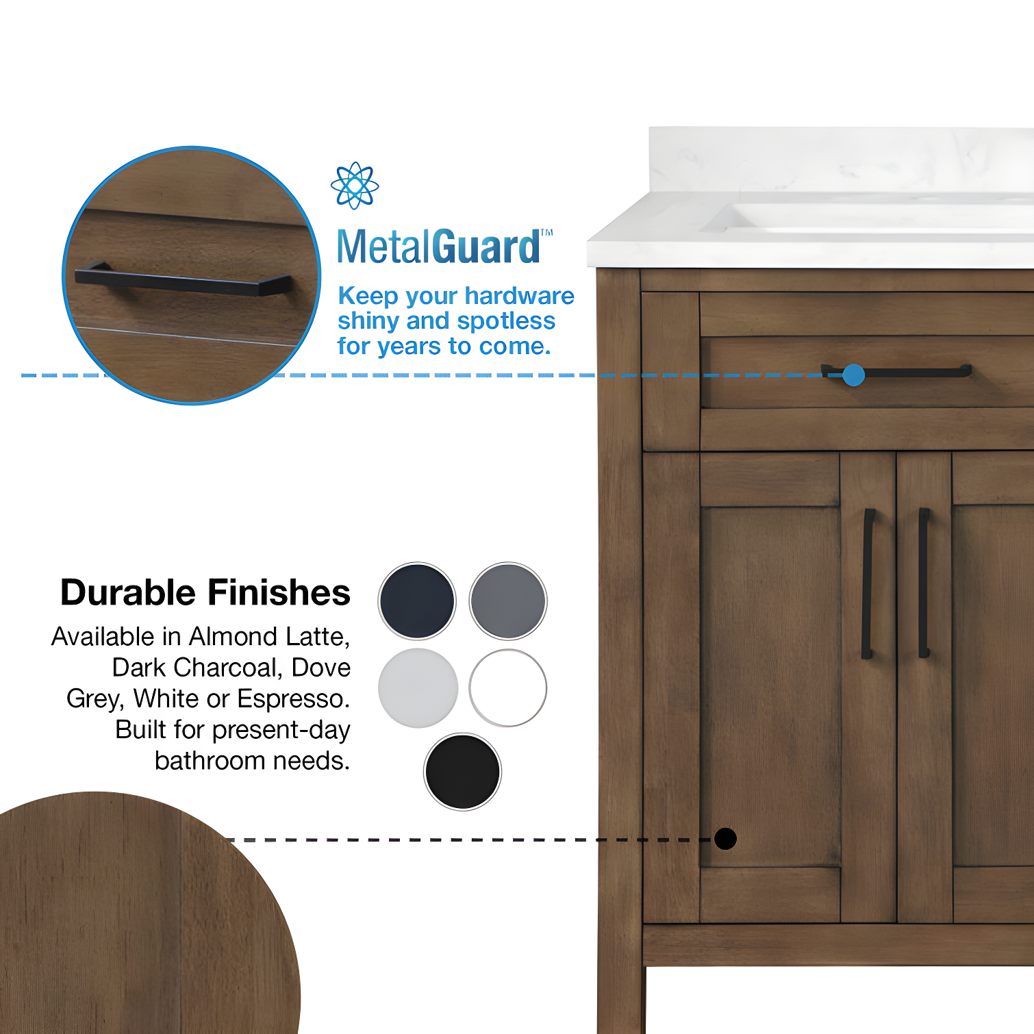 OVE Decors Tahoe 60" Double Bathroom Vanity