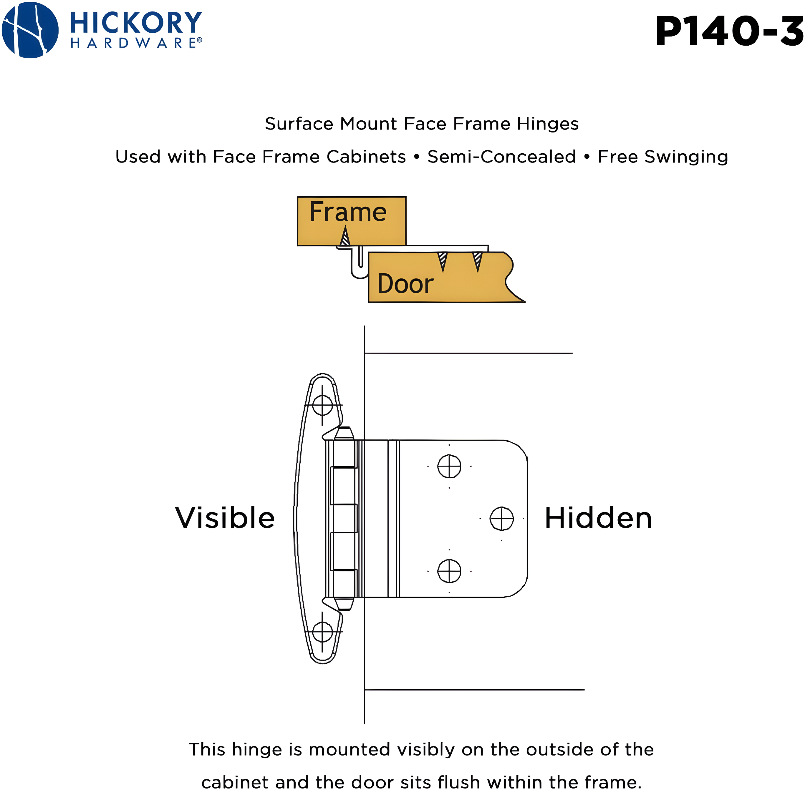 Invisible/Concealed Single Door Hinge