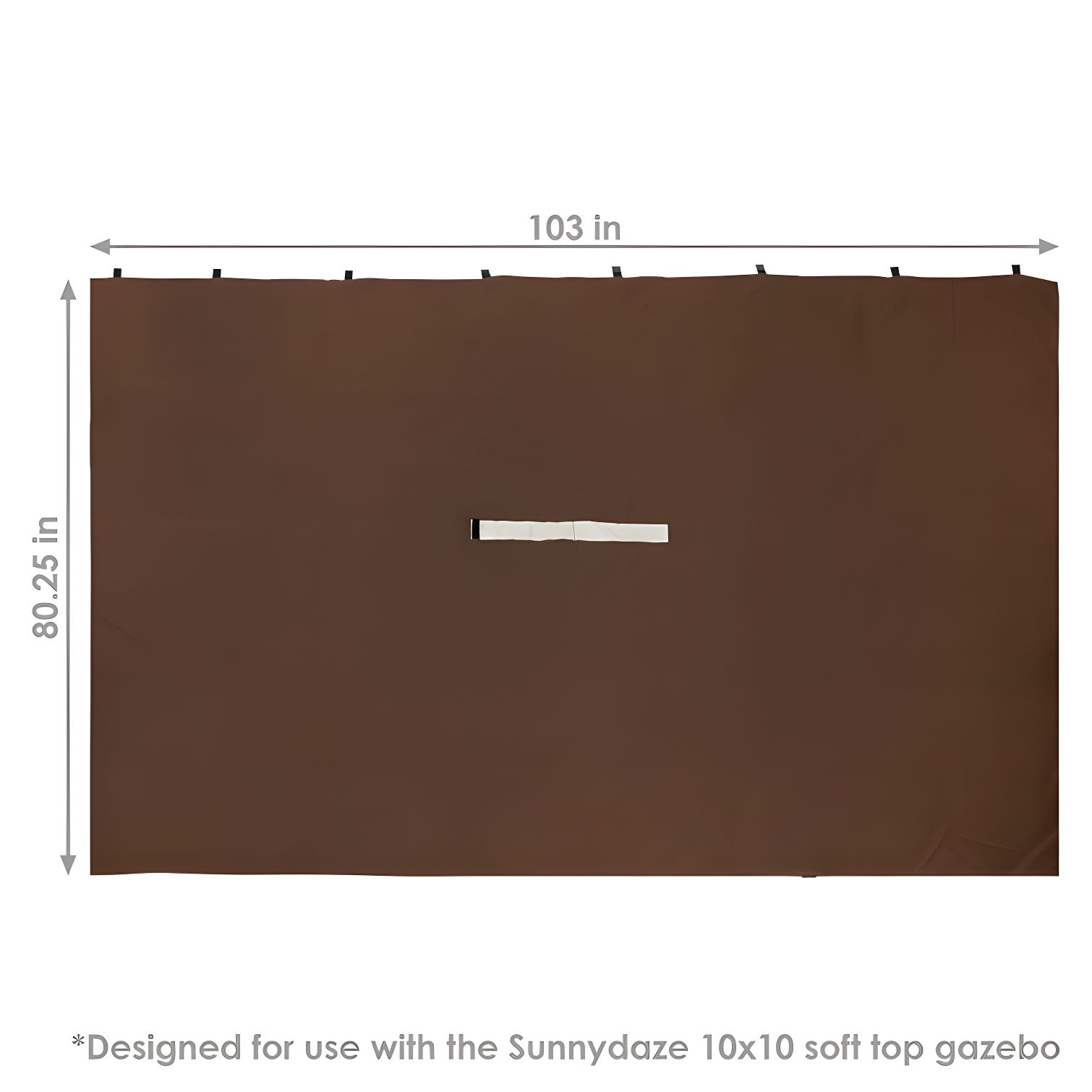 Arlmont & Co. Solomon Arlmont & Co. Fabric Side Wall for Gazebo (Set of 4)
