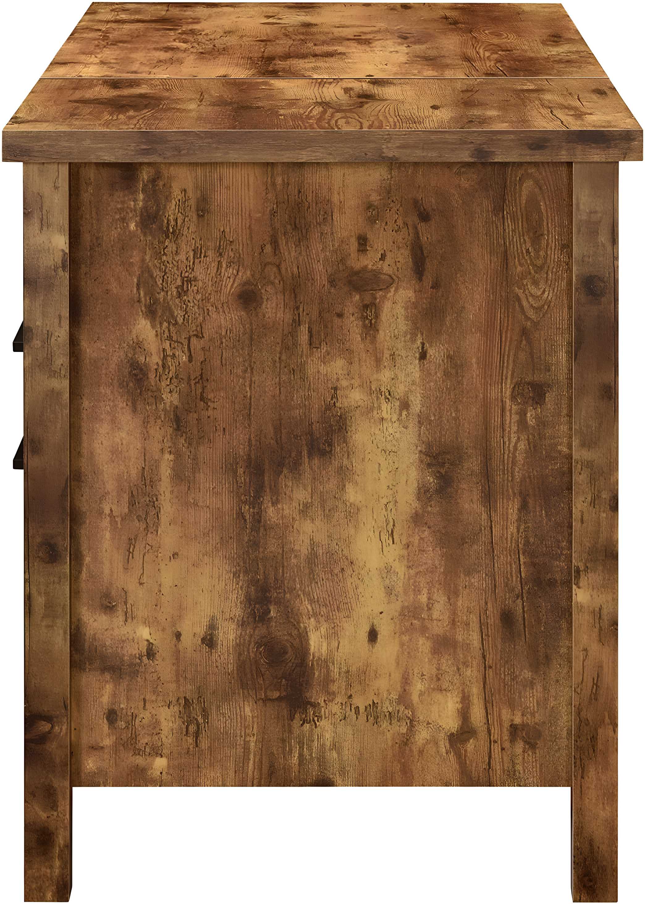 Delwin 2 Drawer Standing Office Desk Antique Nutmeg - Coaster