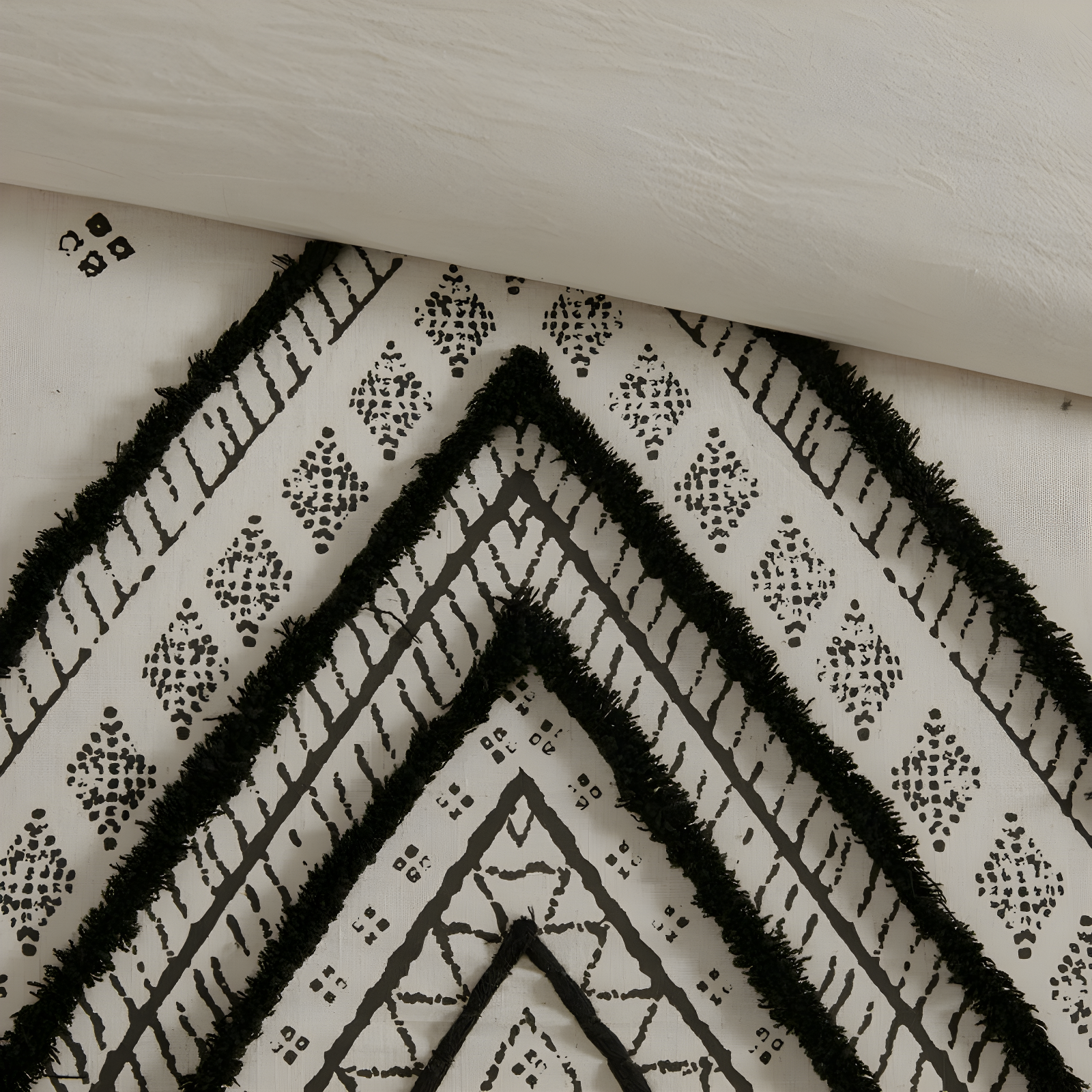 INK+IVY Marta 3 Piece Cotton and Flax Linen Blend Comforter Set