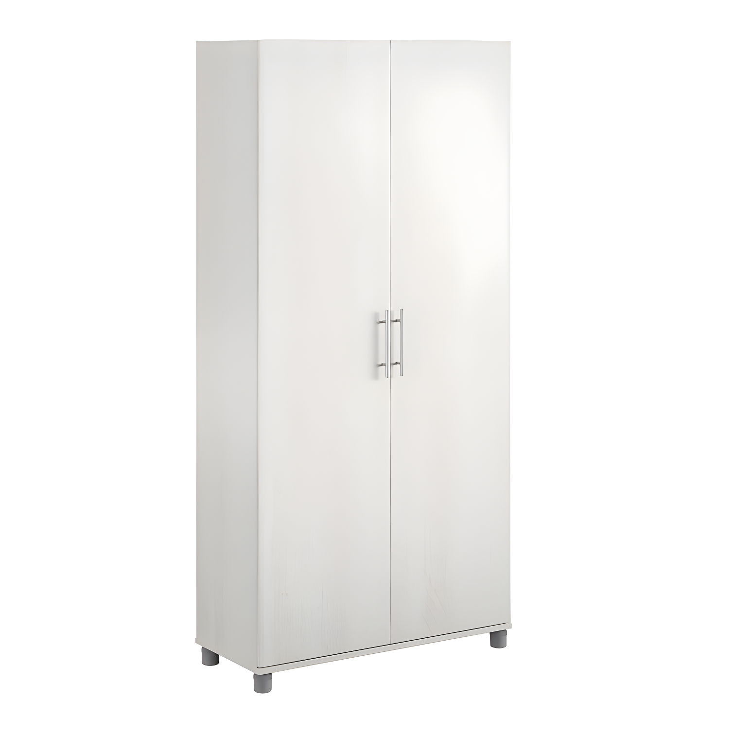 Systembuild Camberly 36" Utility Storage Cabinet, Ivory Oak