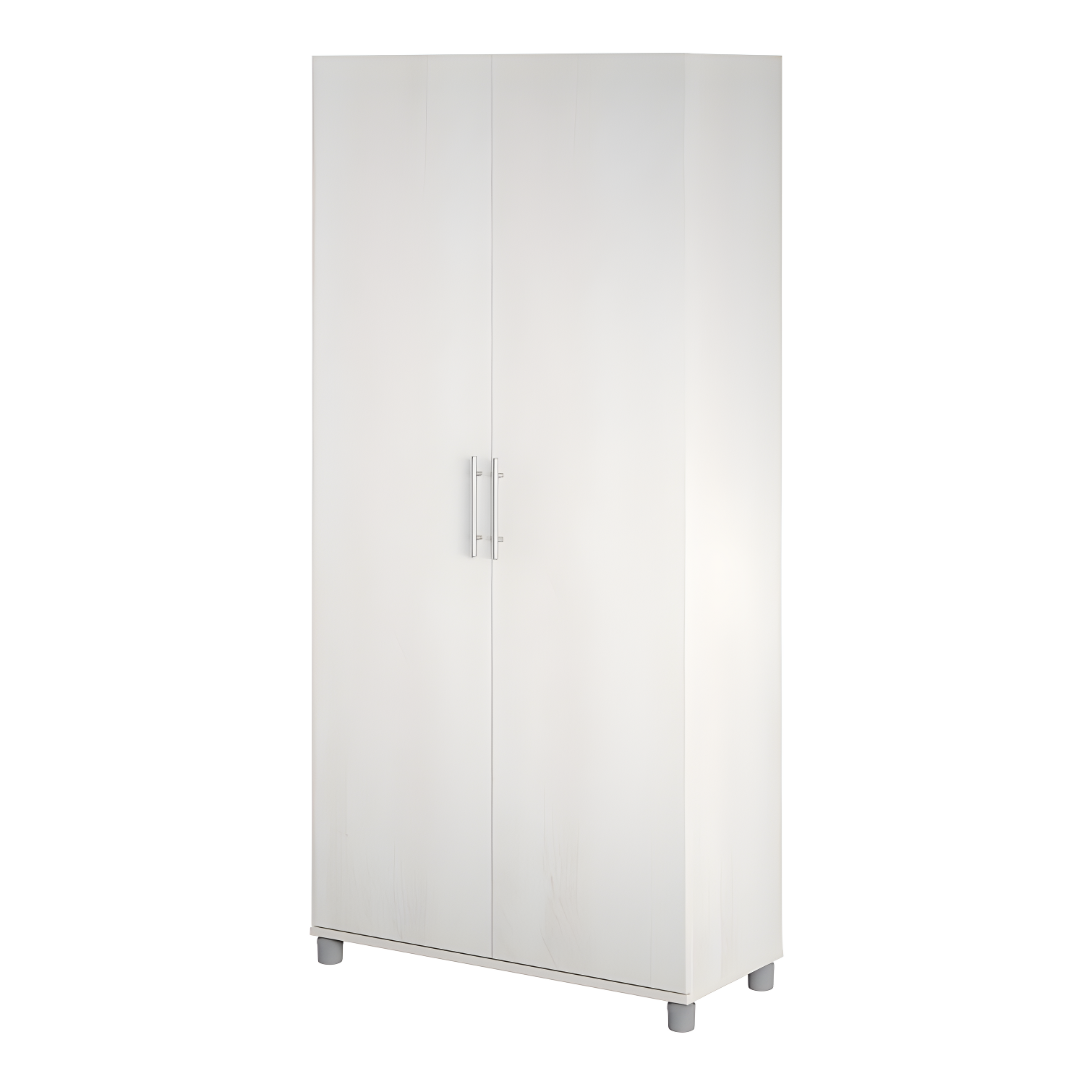 Systembuild Camberly 36" Utility Storage Cabinet, Ivory Oak