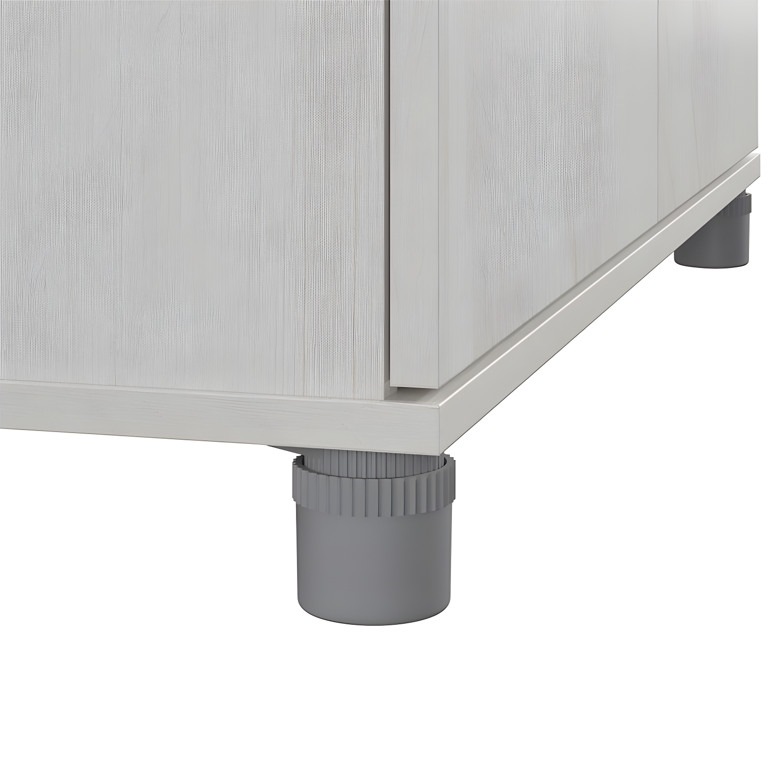 Systembuild Camberly 36" Utility Storage Cabinet, Ivory Oak