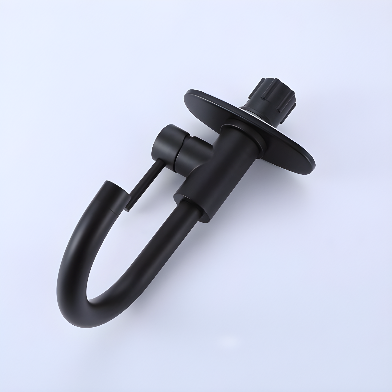 VIBRANTBATH Single-Hole Single-handle Bathroom Faucet 6025-Black