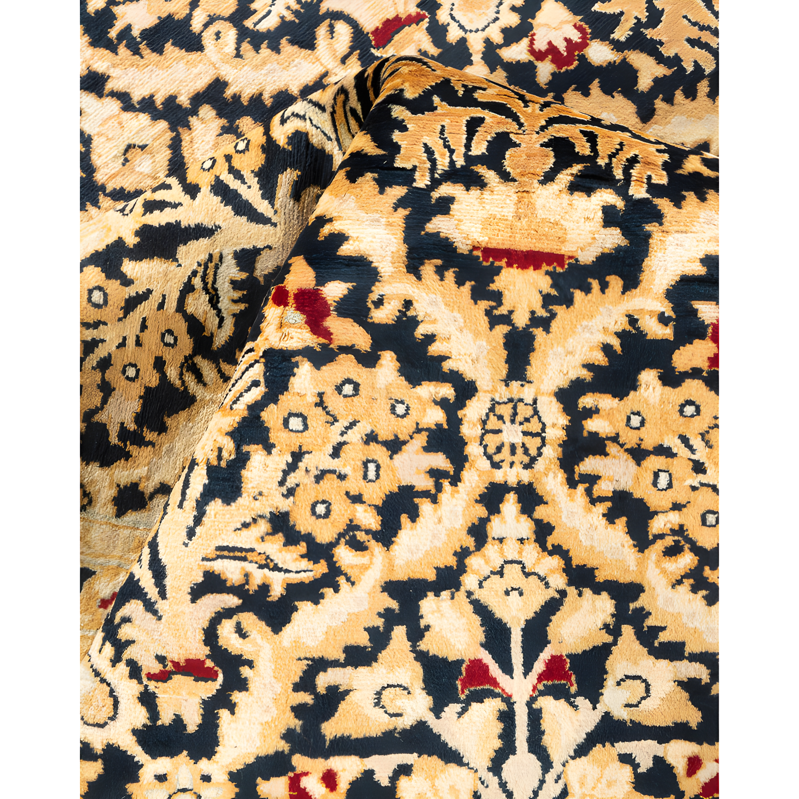 Solo Rugs One-of-a-Kind 6' 1" X 8' 8" 2000s Wool Area Rug Black