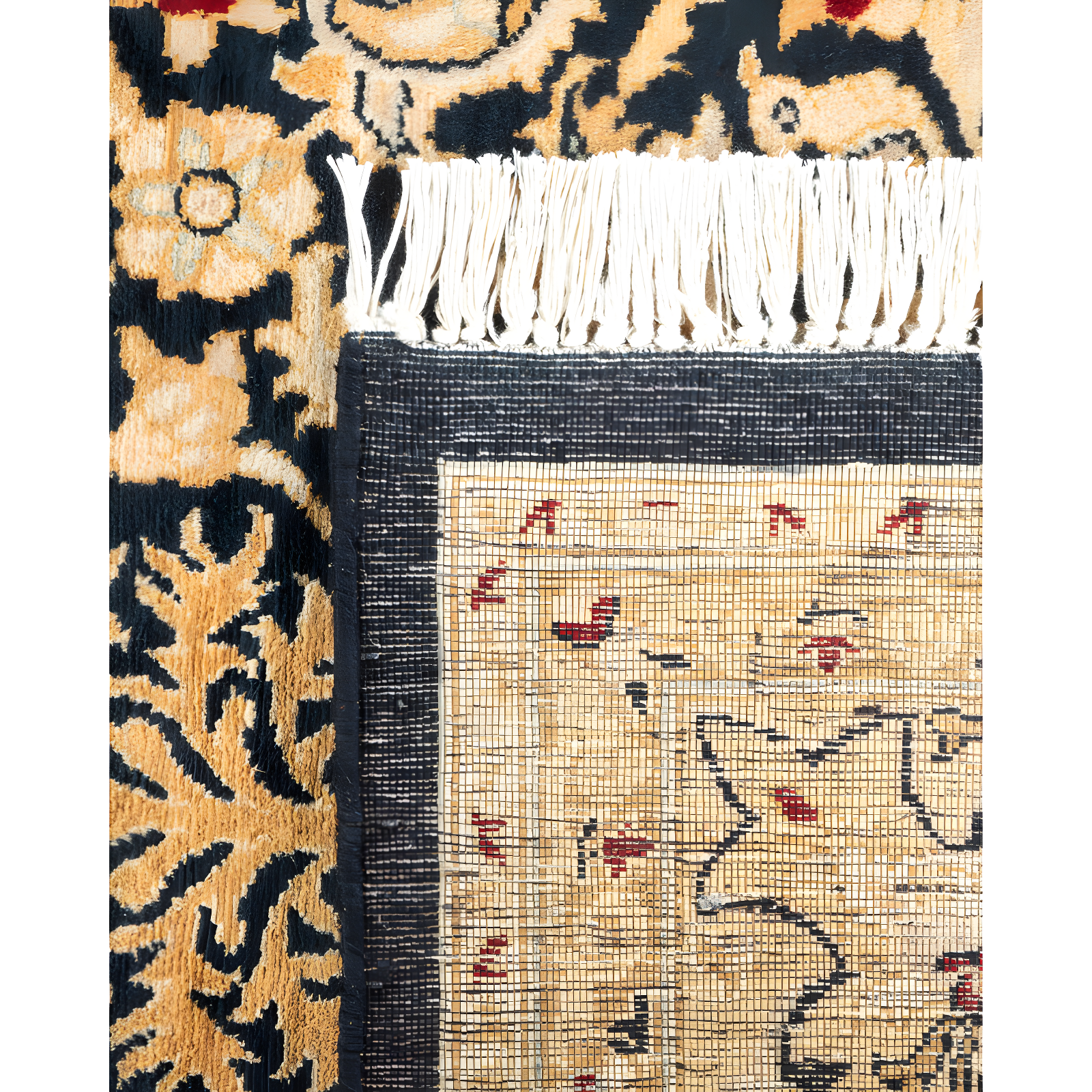 Solo Rugs One-of-a-Kind 6' 1" X 8' 8" 2000s Wool Area Rug Black