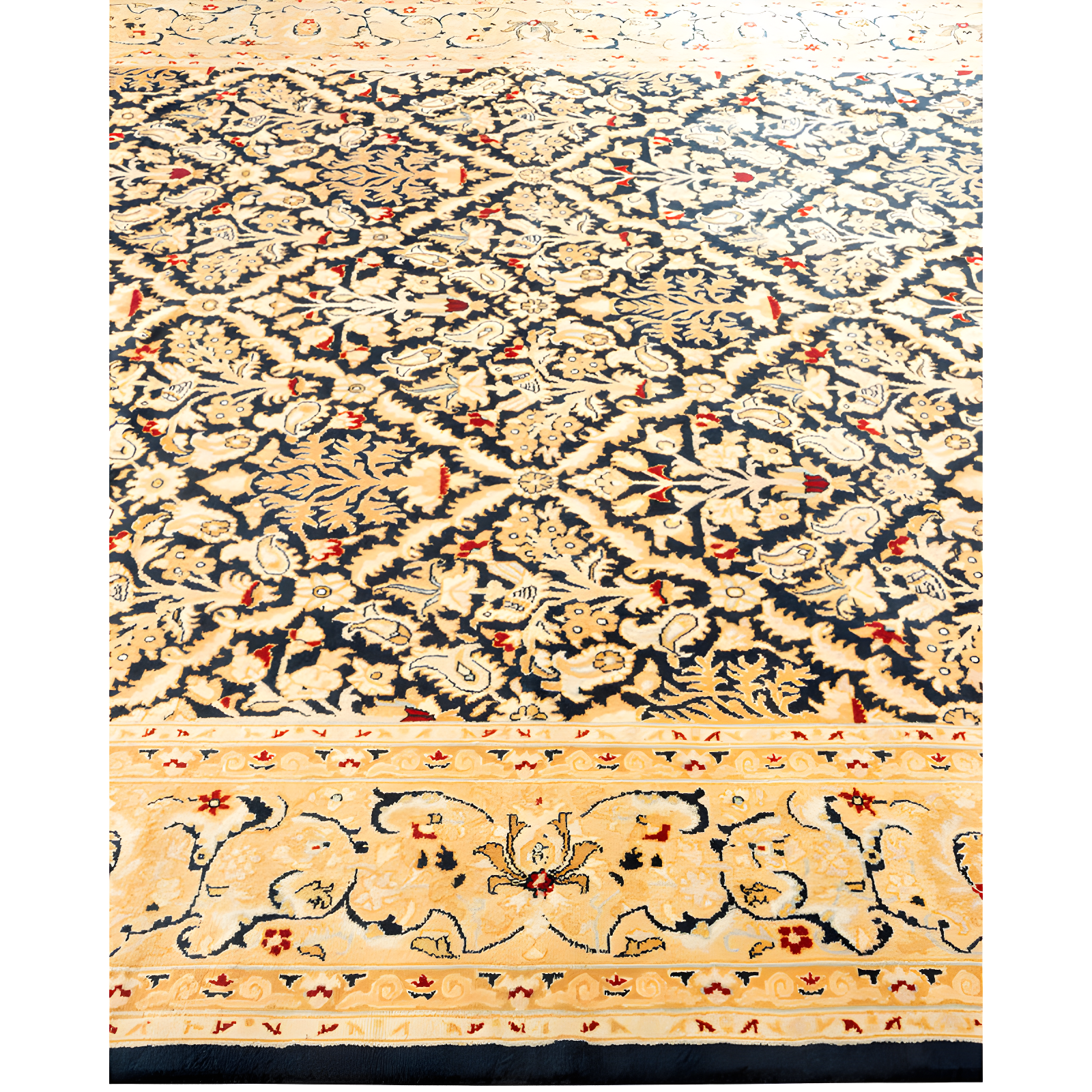 Solo Rugs One-of-a-Kind 6' 1" X 8' 8" 2000s Wool Area Rug Black