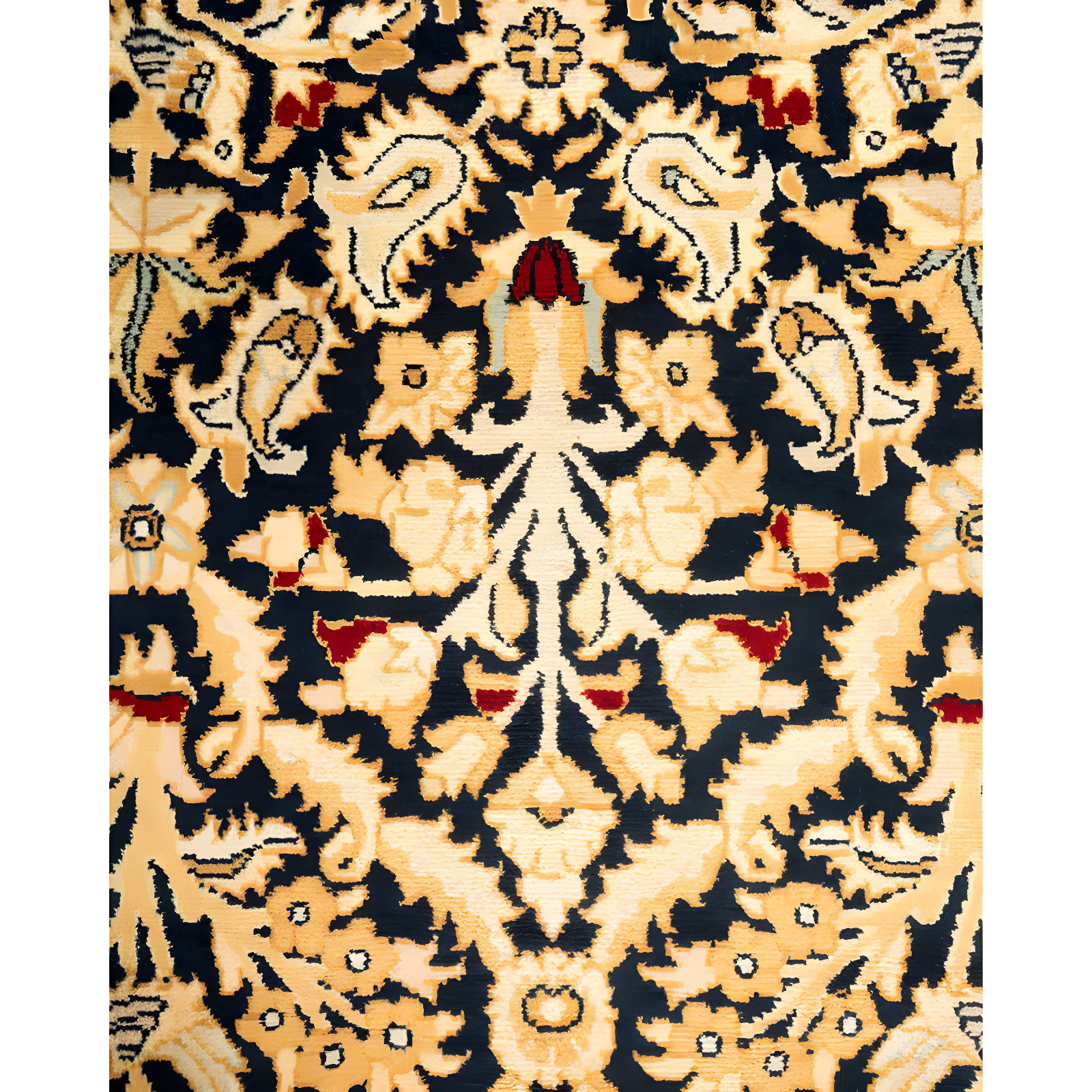 Solo Rugs One-of-a-Kind 6' 1" X 8' 8" 2000s Wool Area Rug Black