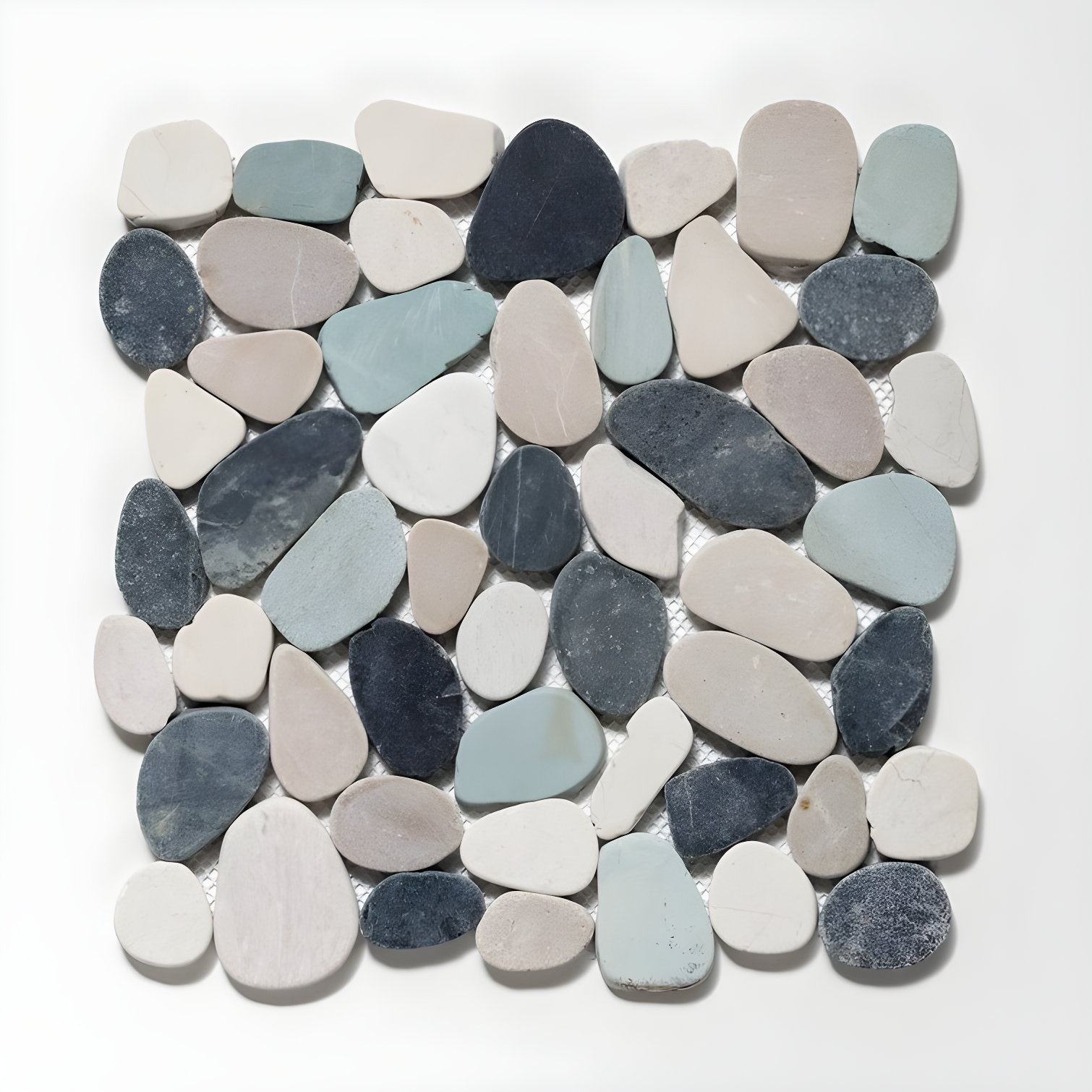 Sliced Pebble Mosaic Wall & Floor Tile