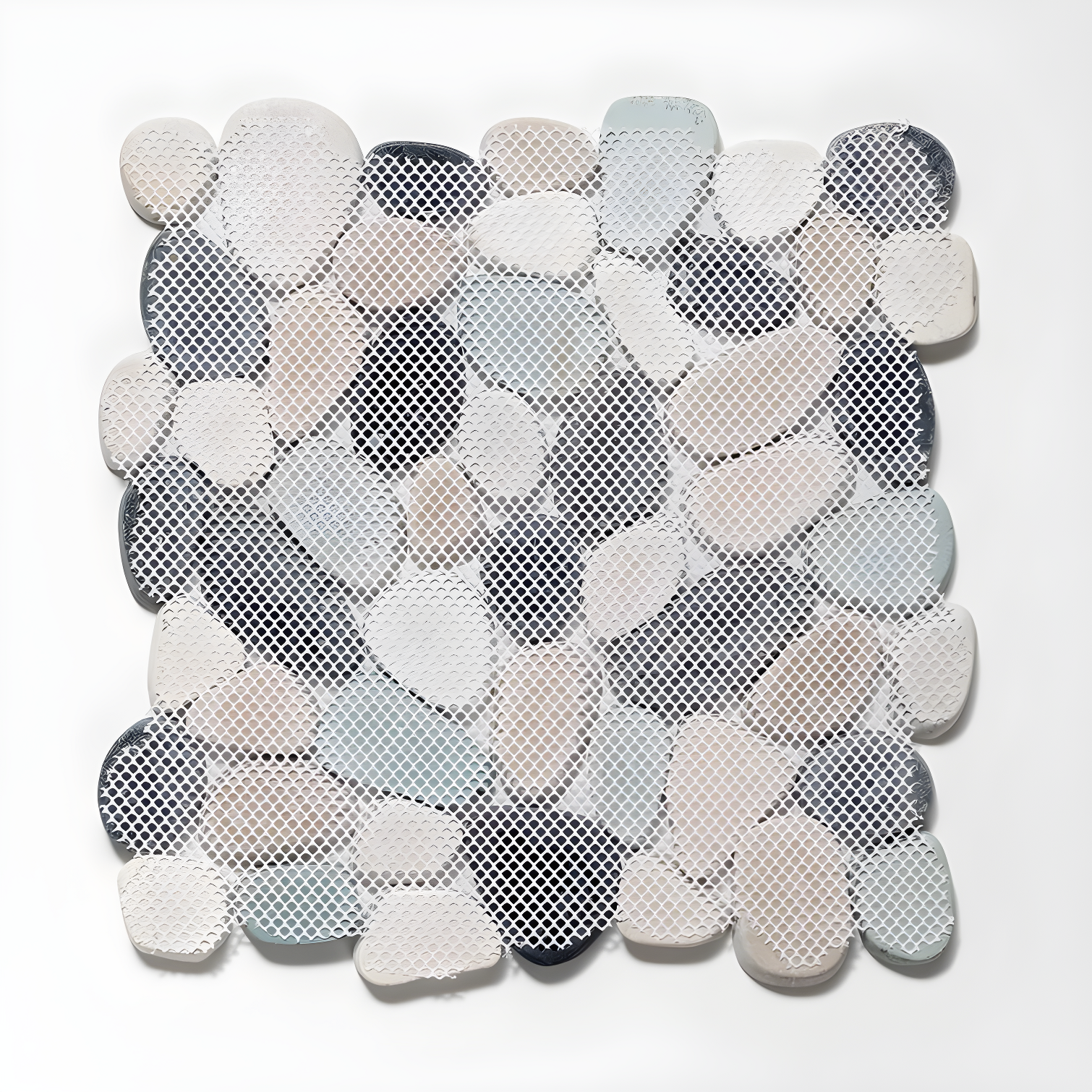 Sliced Pebble Mosaic Wall & Floor Tile