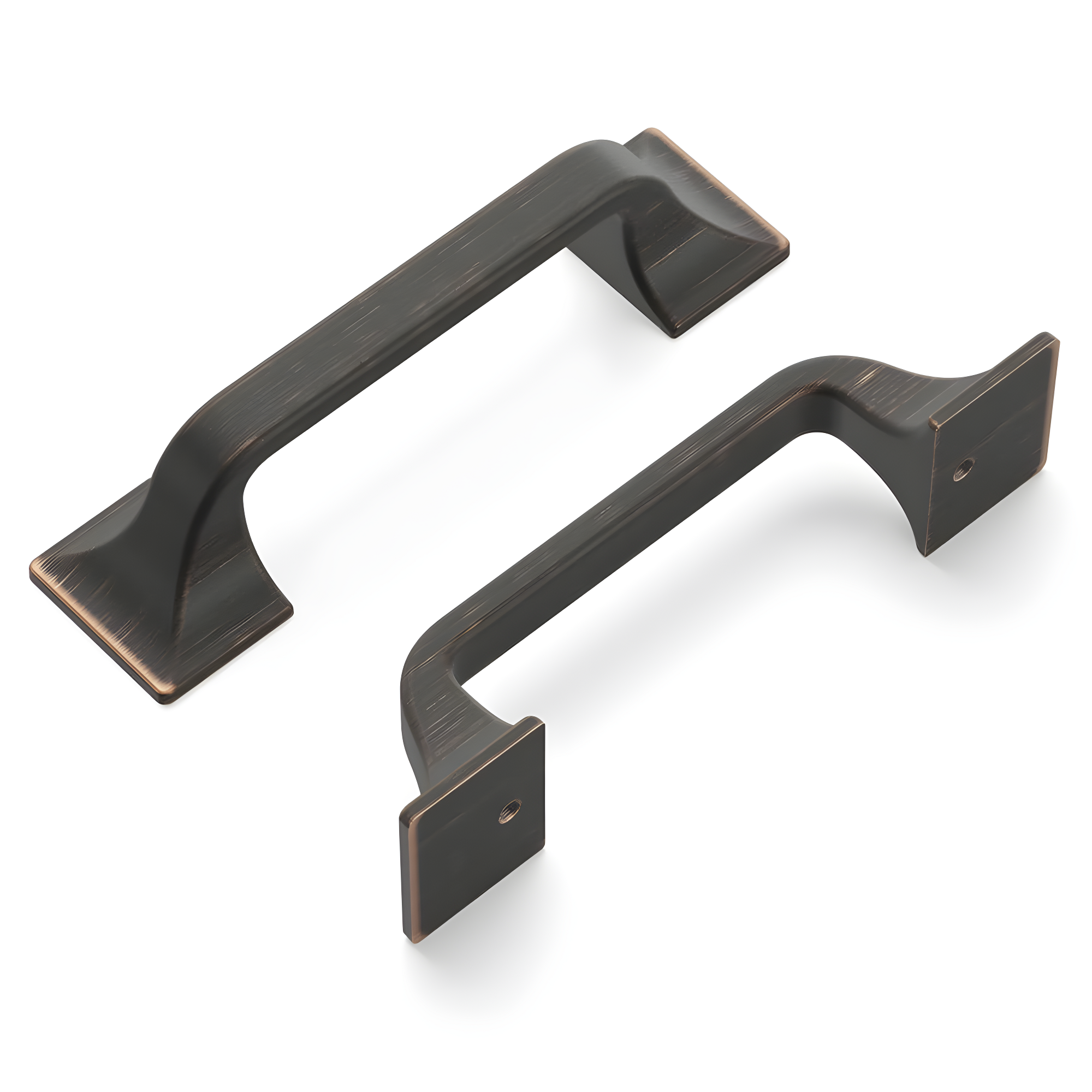Forge Kitchen Cabinet Handles, Solid Core Drawer Pulls for Cabinet Doors, 3"