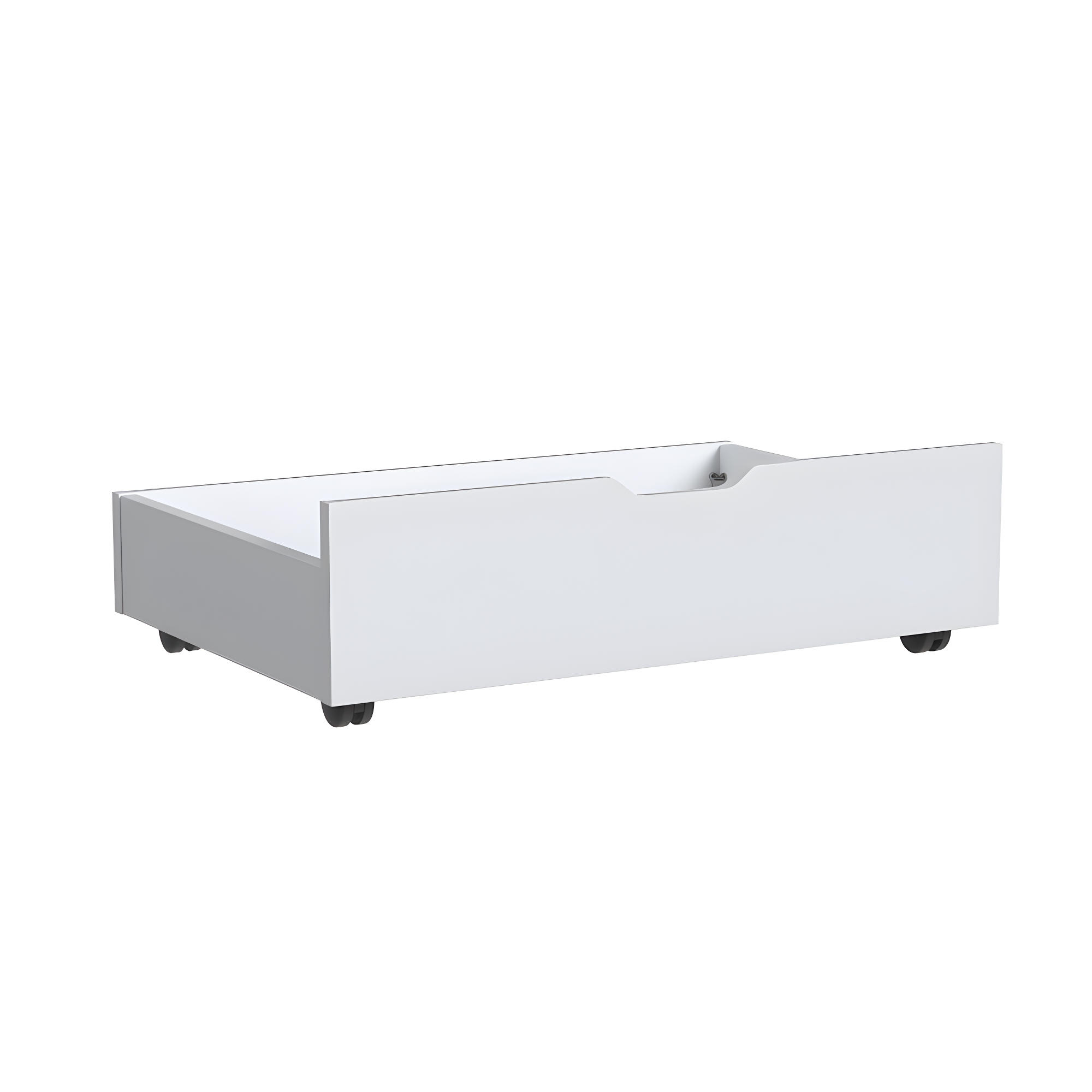 Westwood Design Rowan Modern Wood Storage Drawers in Ash Linen White (Set of 2)