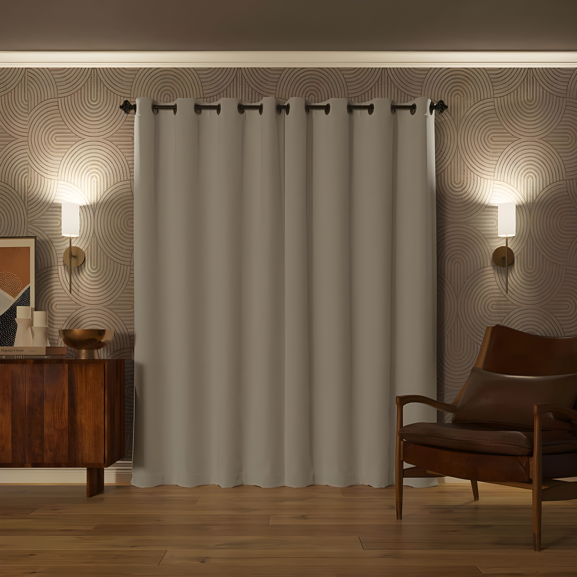 Sun Zero Oslo Theater Grade Extreme 100% Blackout Grommet Curtain Panel
