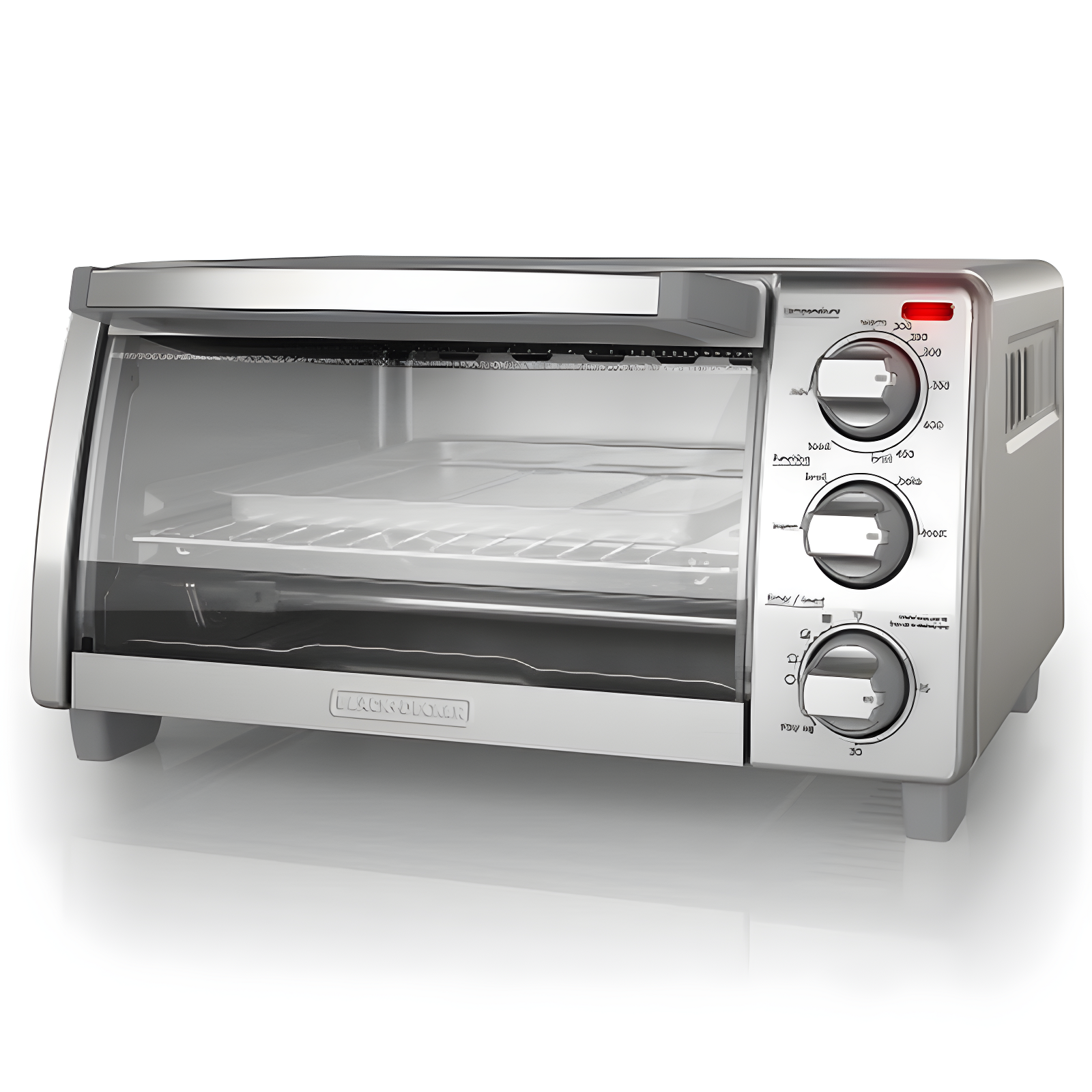 BLACK+DECKER Black+decker 4-slice Toaster Oven, 4 Cooking Functions