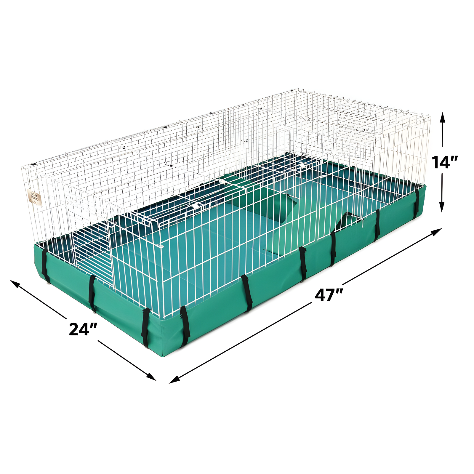 Midwest Homes For Pets Mid West Homes for Pets Guinea Habitat Plus Guinea Pig Cage w/ Top Panel