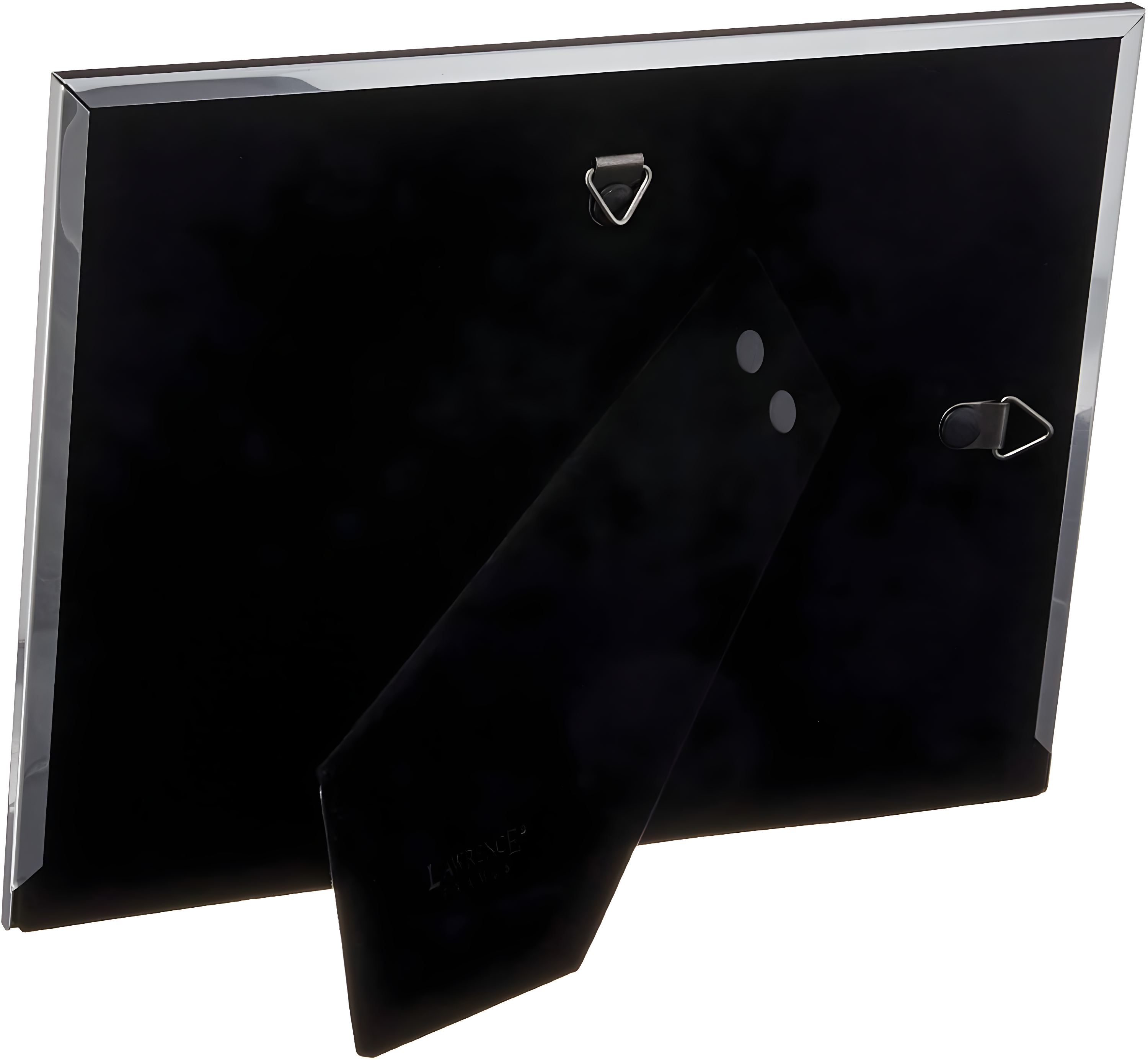 LawrenceFrames 750046D 4 x 6 in. Two Tone Triple Opening Panel Picture Frame, Silver