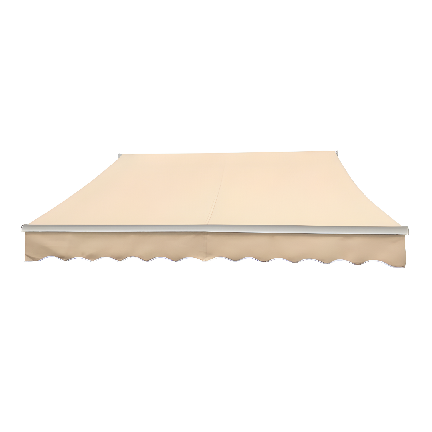 Retractable Patio Awning - White Frame
