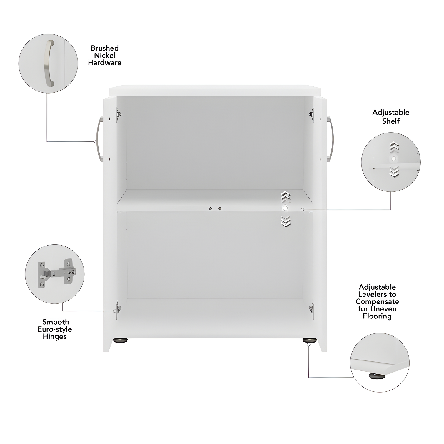 Universal Storage 2 - Shelf Storage Cabinet