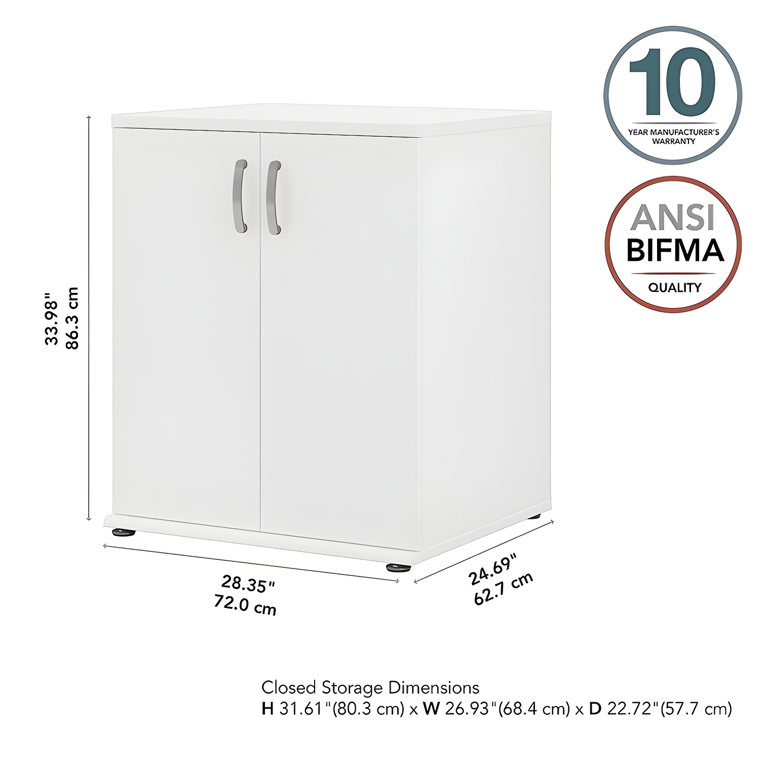 Universal Storage 2 - Shelf Storage Cabinet